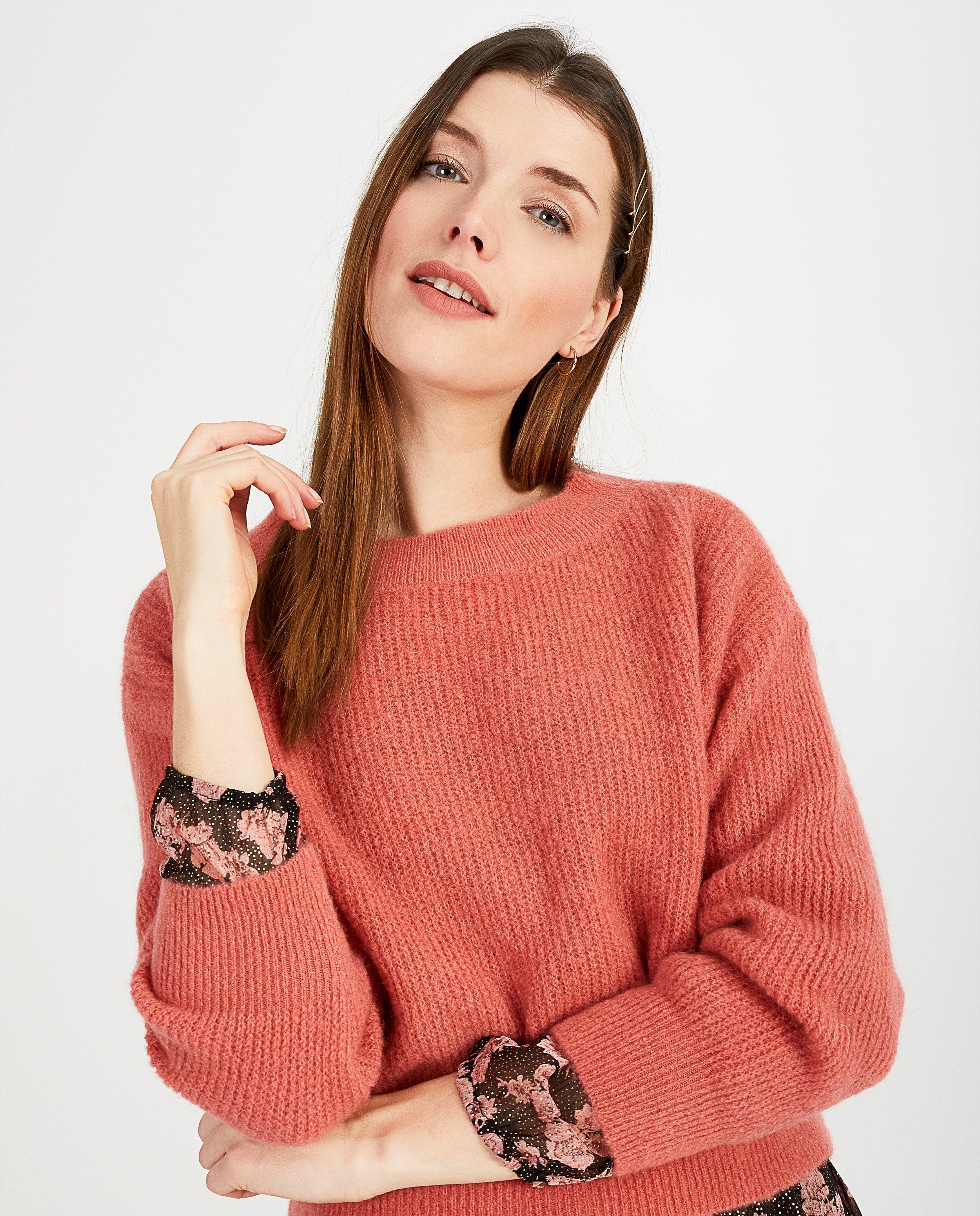 Pulls - Roze trui van fijne brei