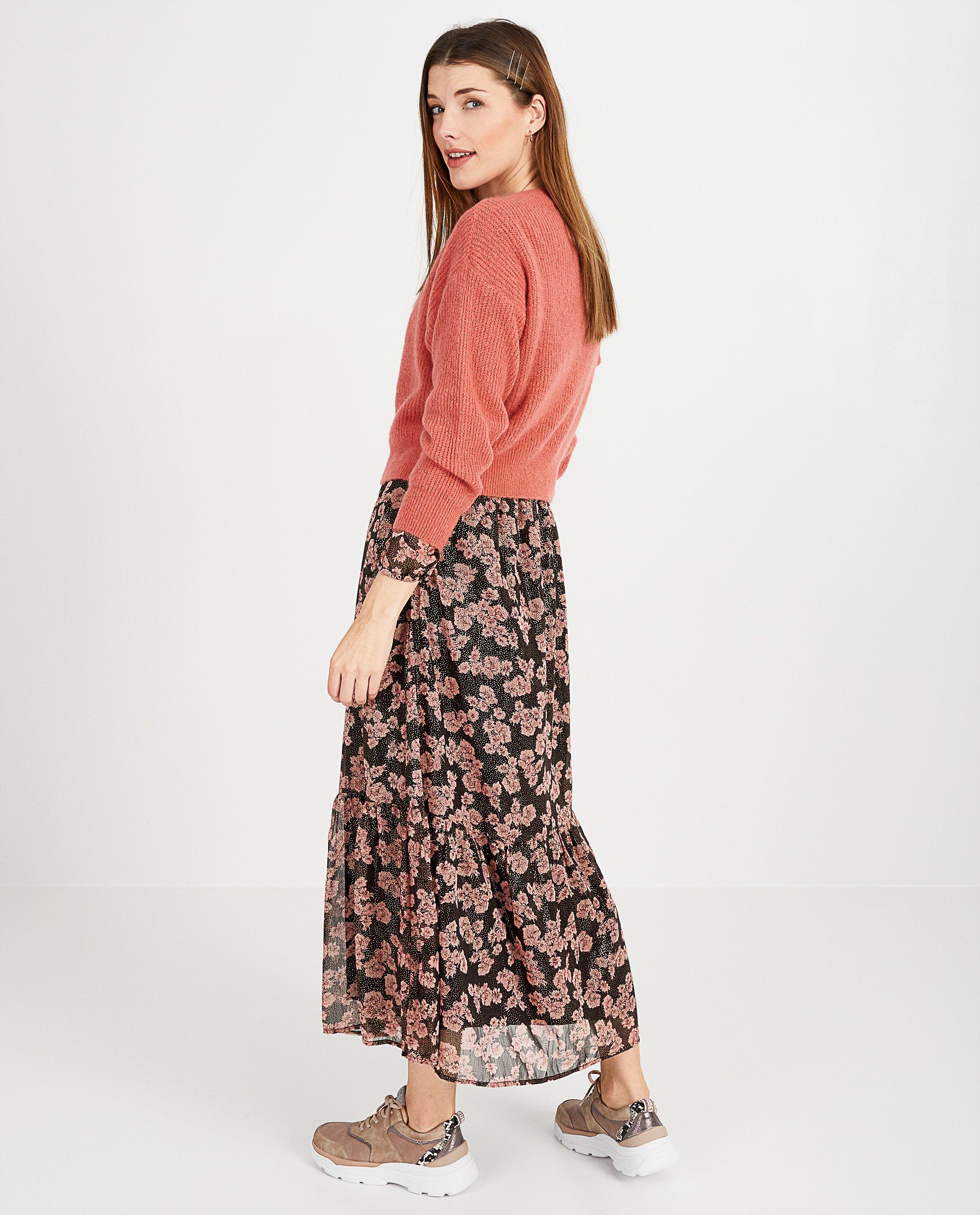 Pulls - Roze trui van fijne brei