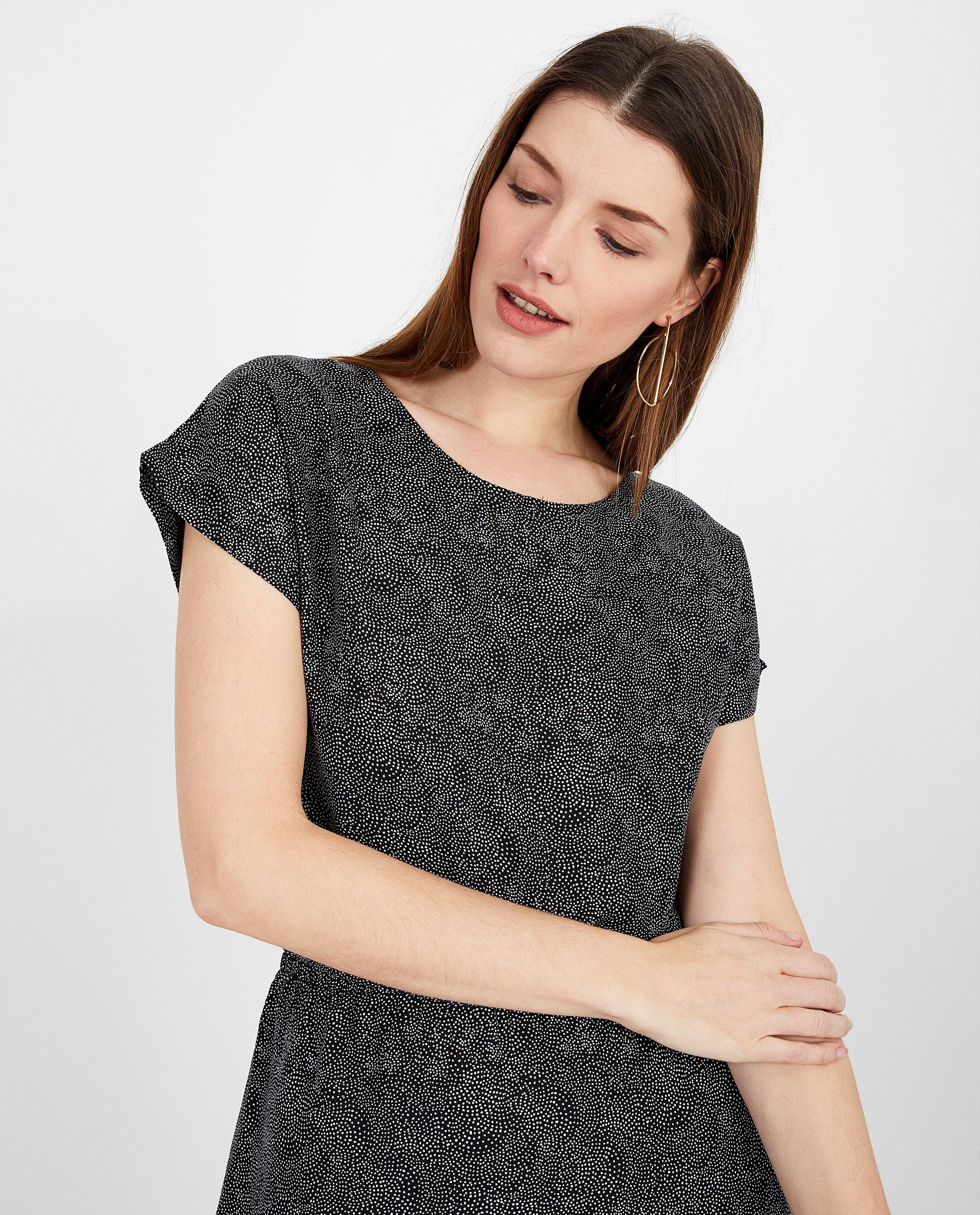 Zwarte jurk met stippen Froy en Dind - null - Froy en Dind