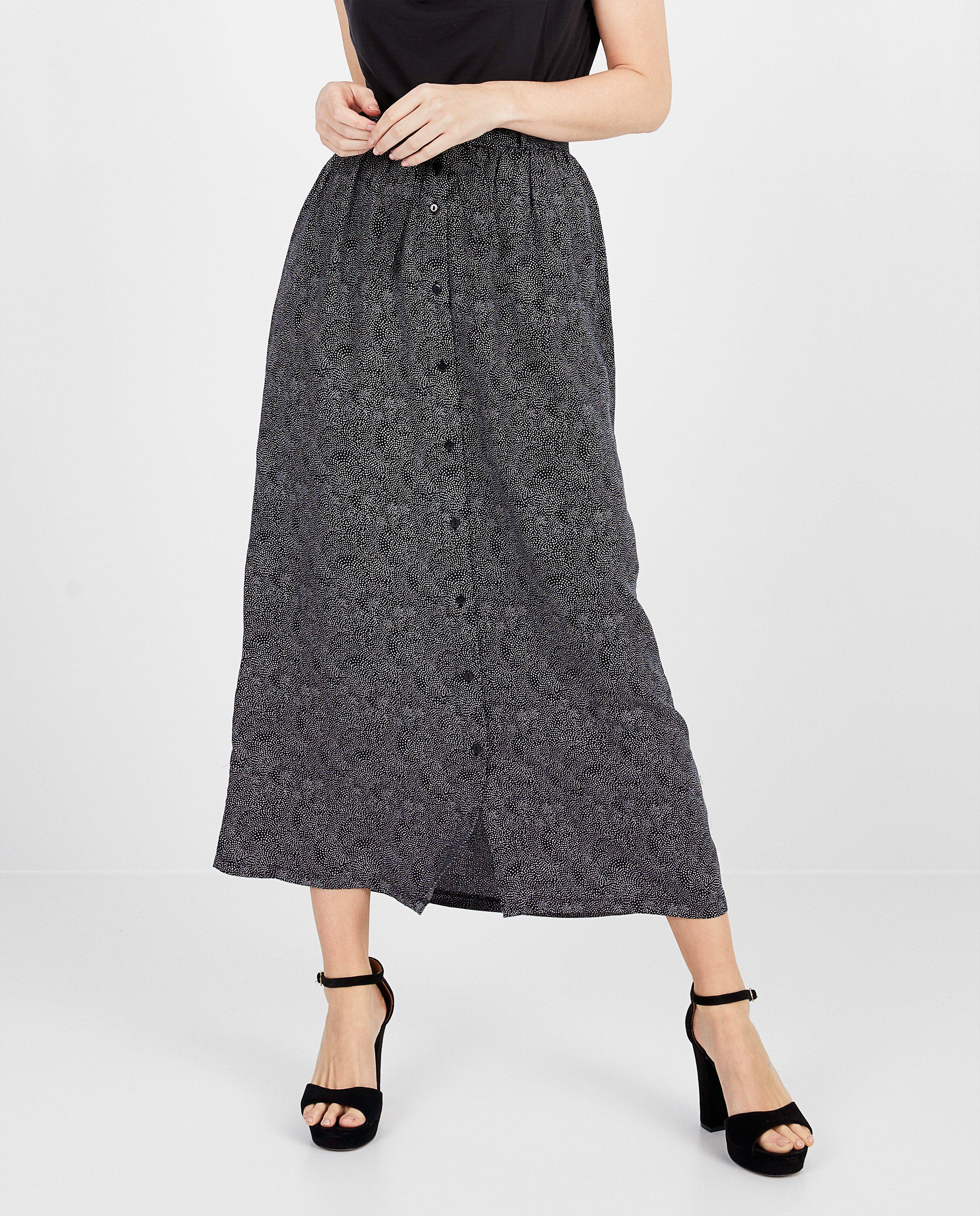 Rokken - Zwarte maxi-rok Froy en Dind