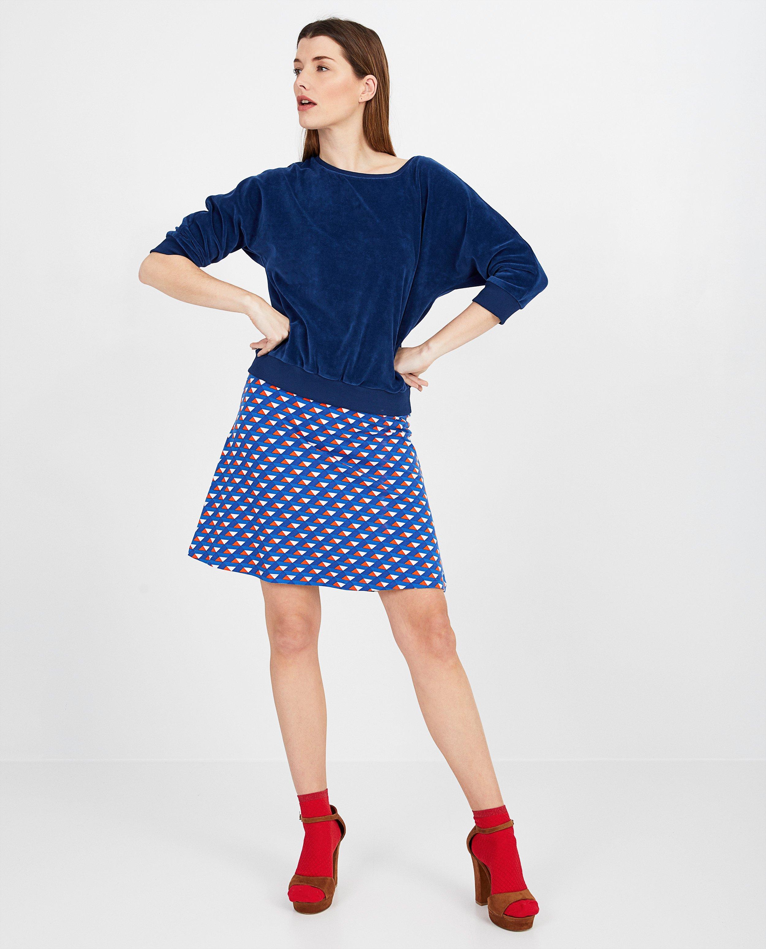 Blauwe rok met print Froy en Dind - Product Detail - meerkleurig - afbeelding nummer 1