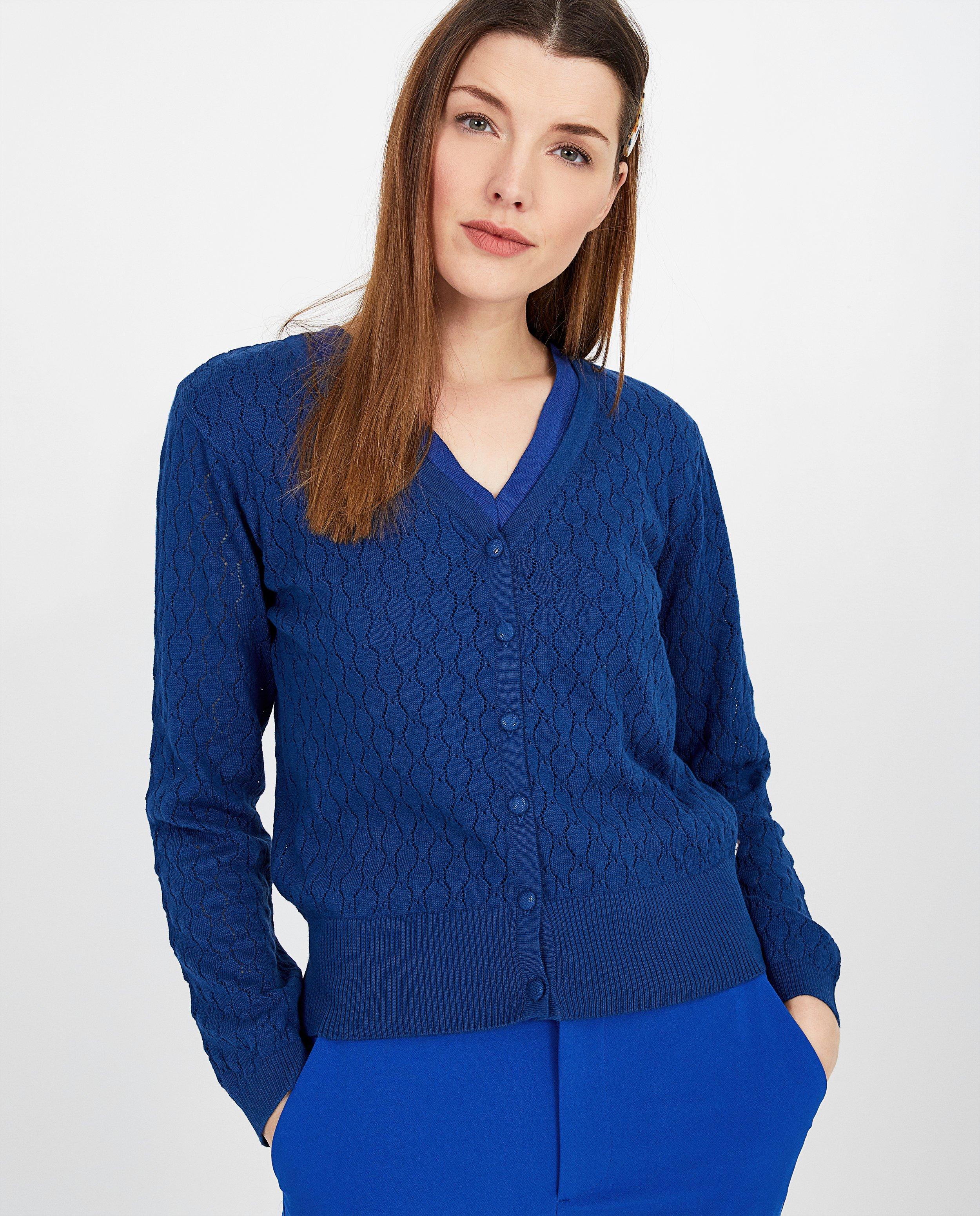 Cardigans - Cardigan met ajour Froy en Dind