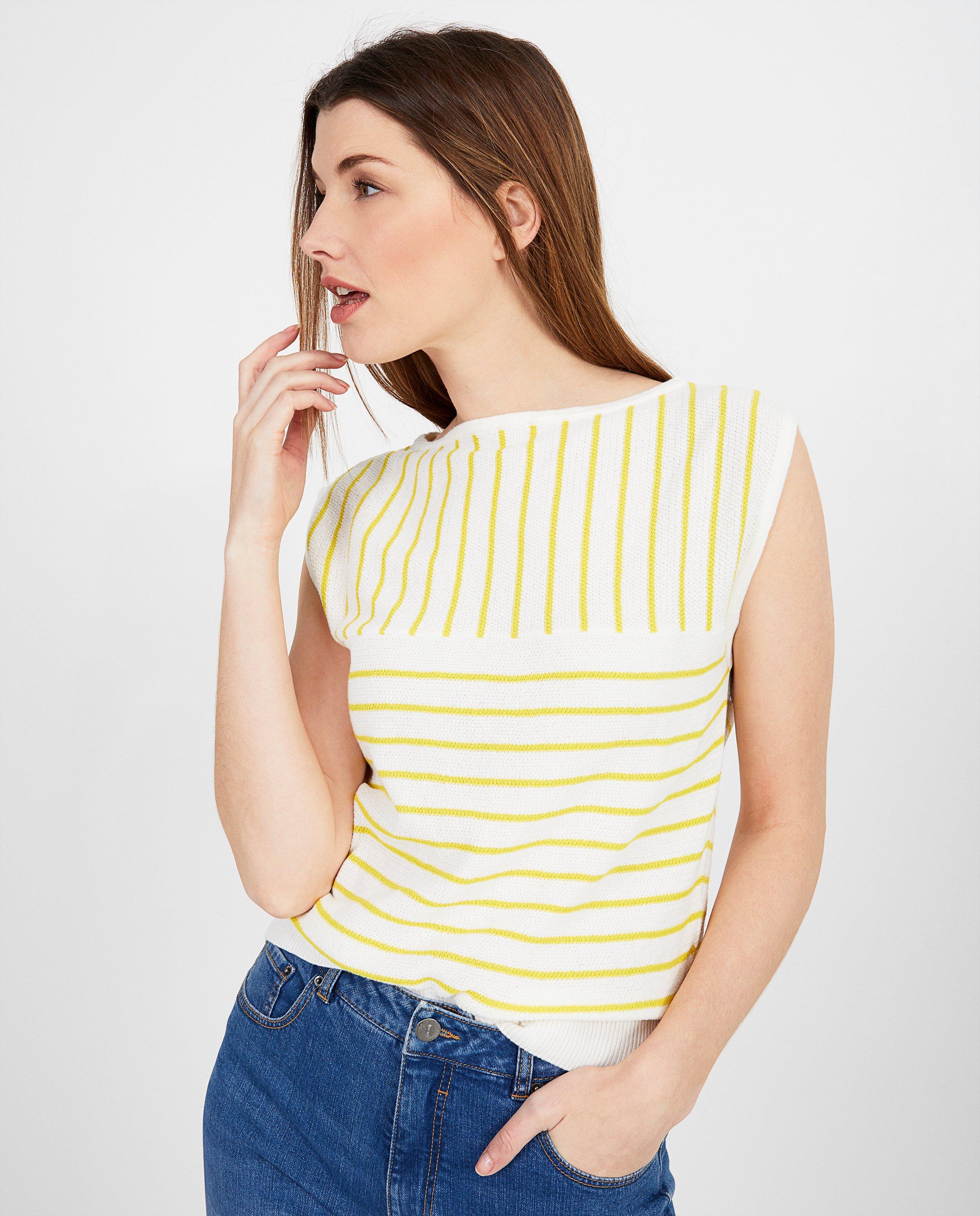 Truien - Wit shirt met strepen Froy en Dind
