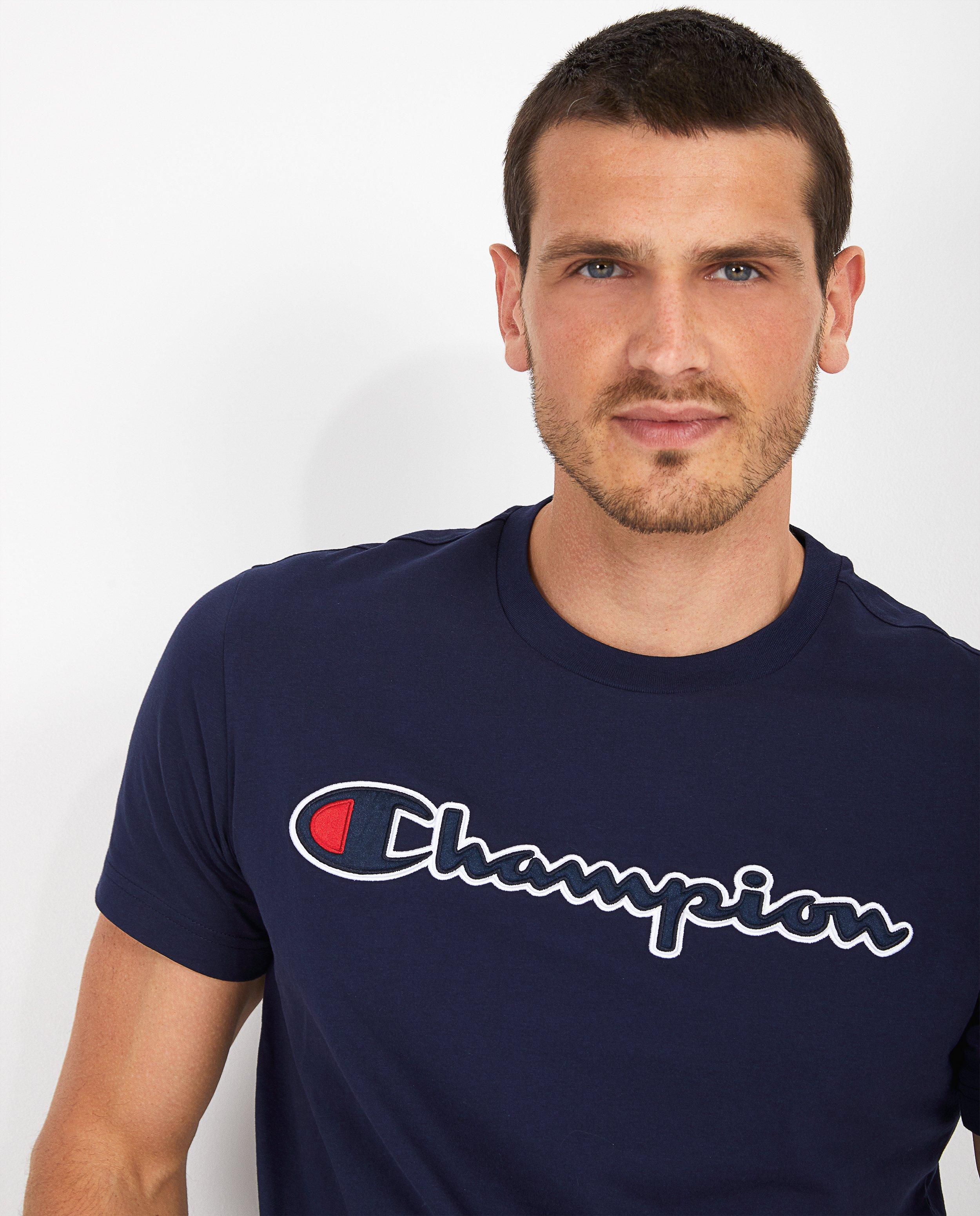 T-shirts - Blauw T-shirt Champion