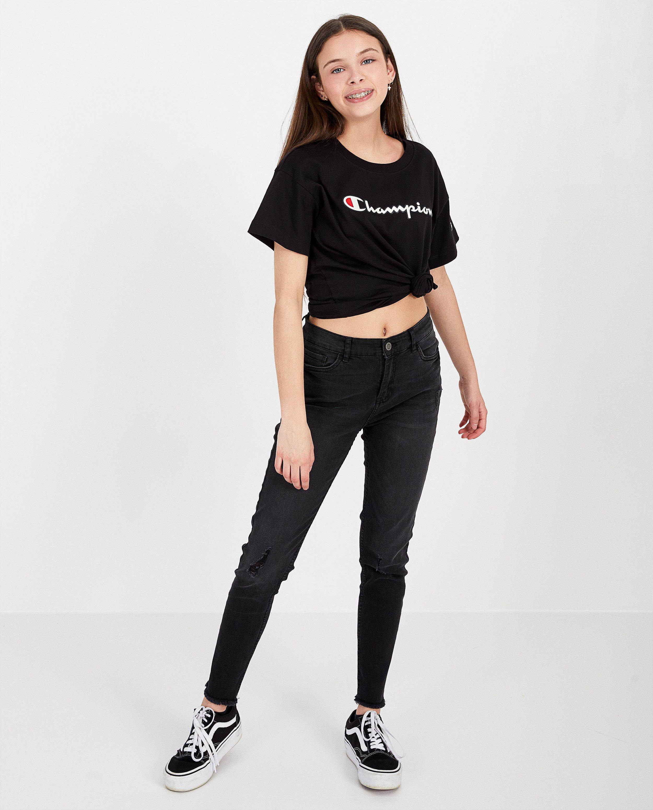 T-shirt noir Champion - custom fit - Champion