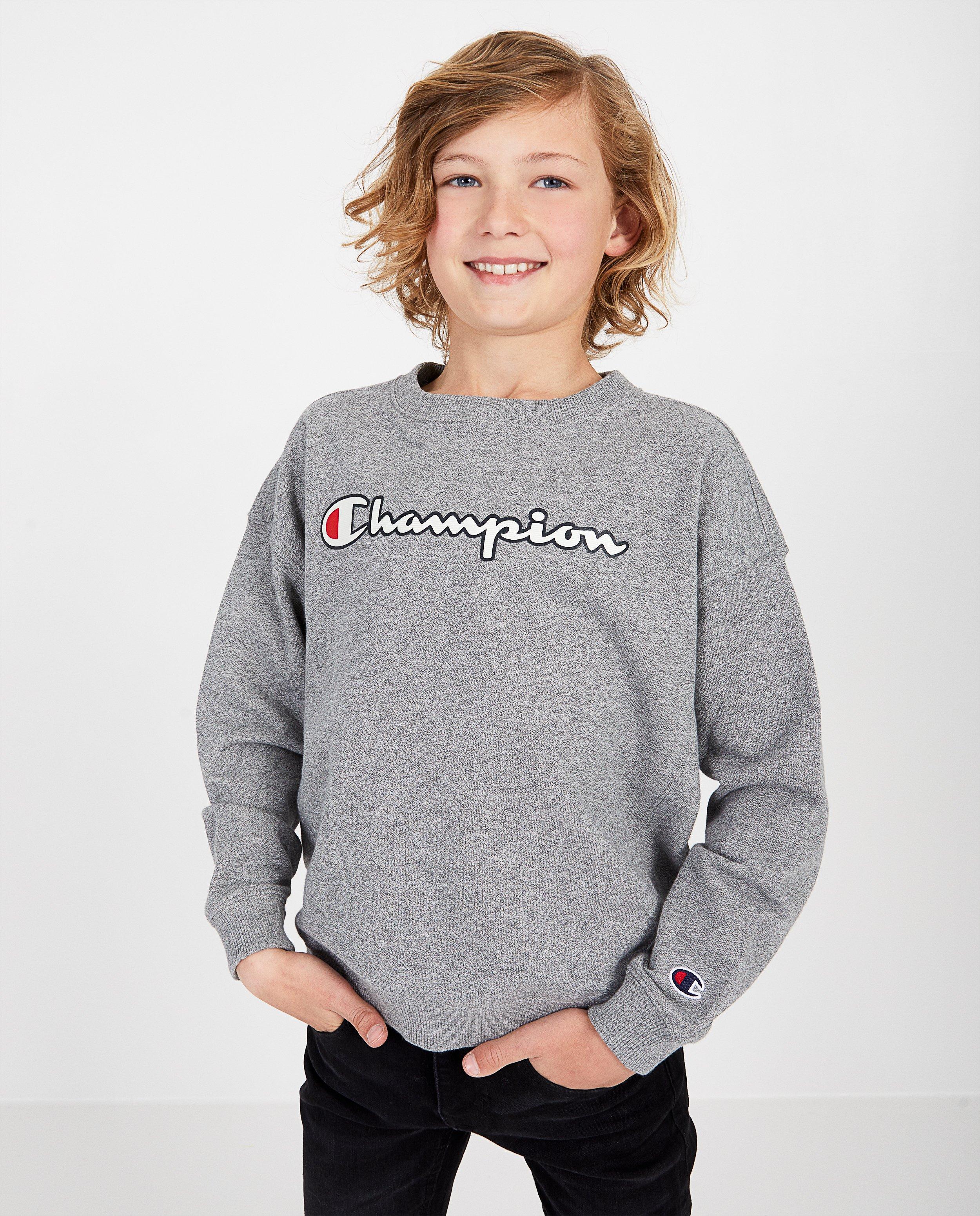 Sweat gris unisexe Champion - à inscription - Champion