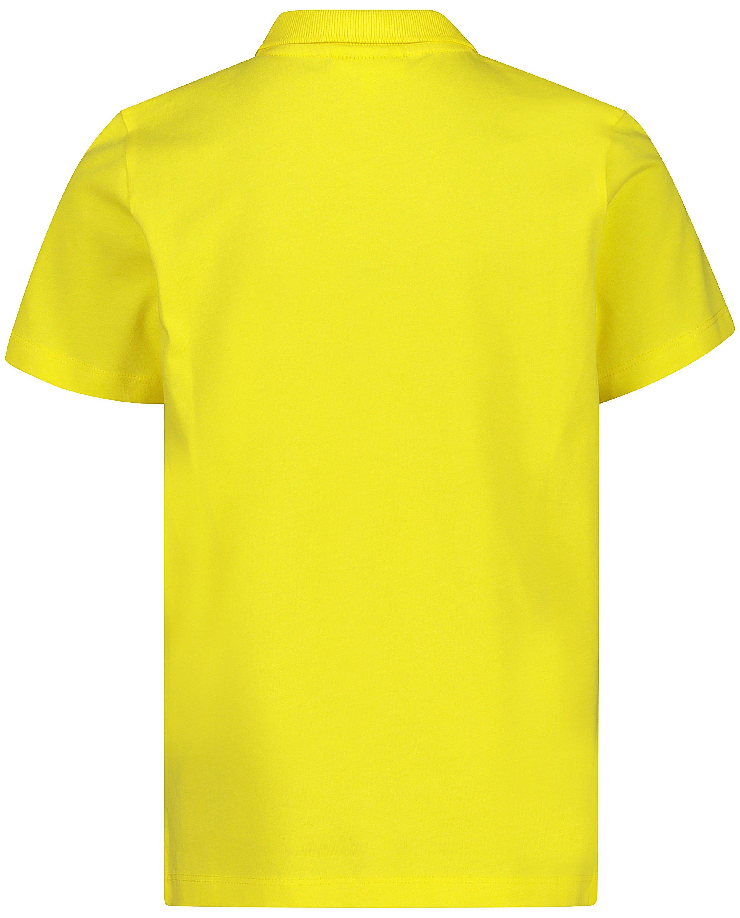 Polo's - Gele polo met opschrift