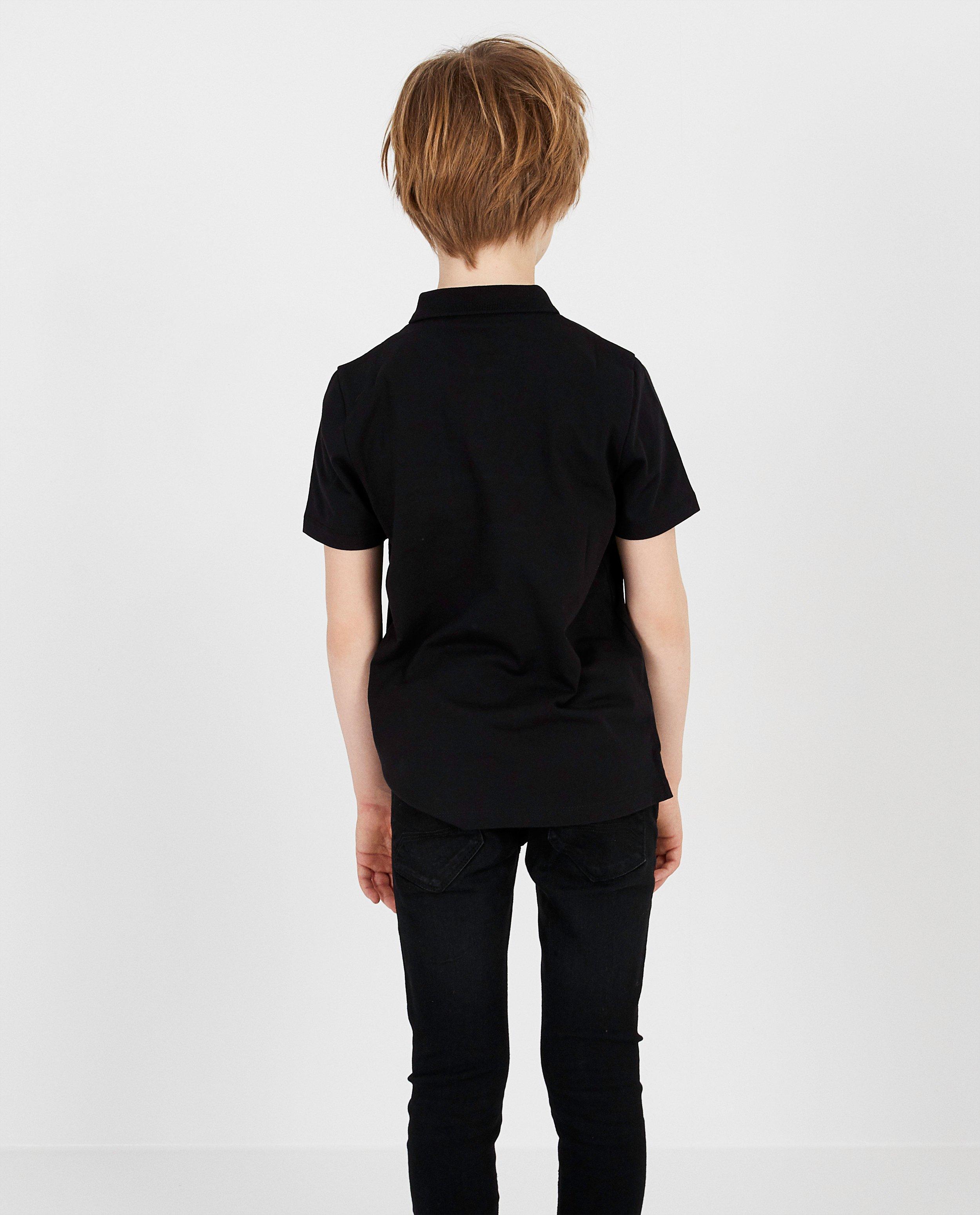 Polos - Polo noir à inscription