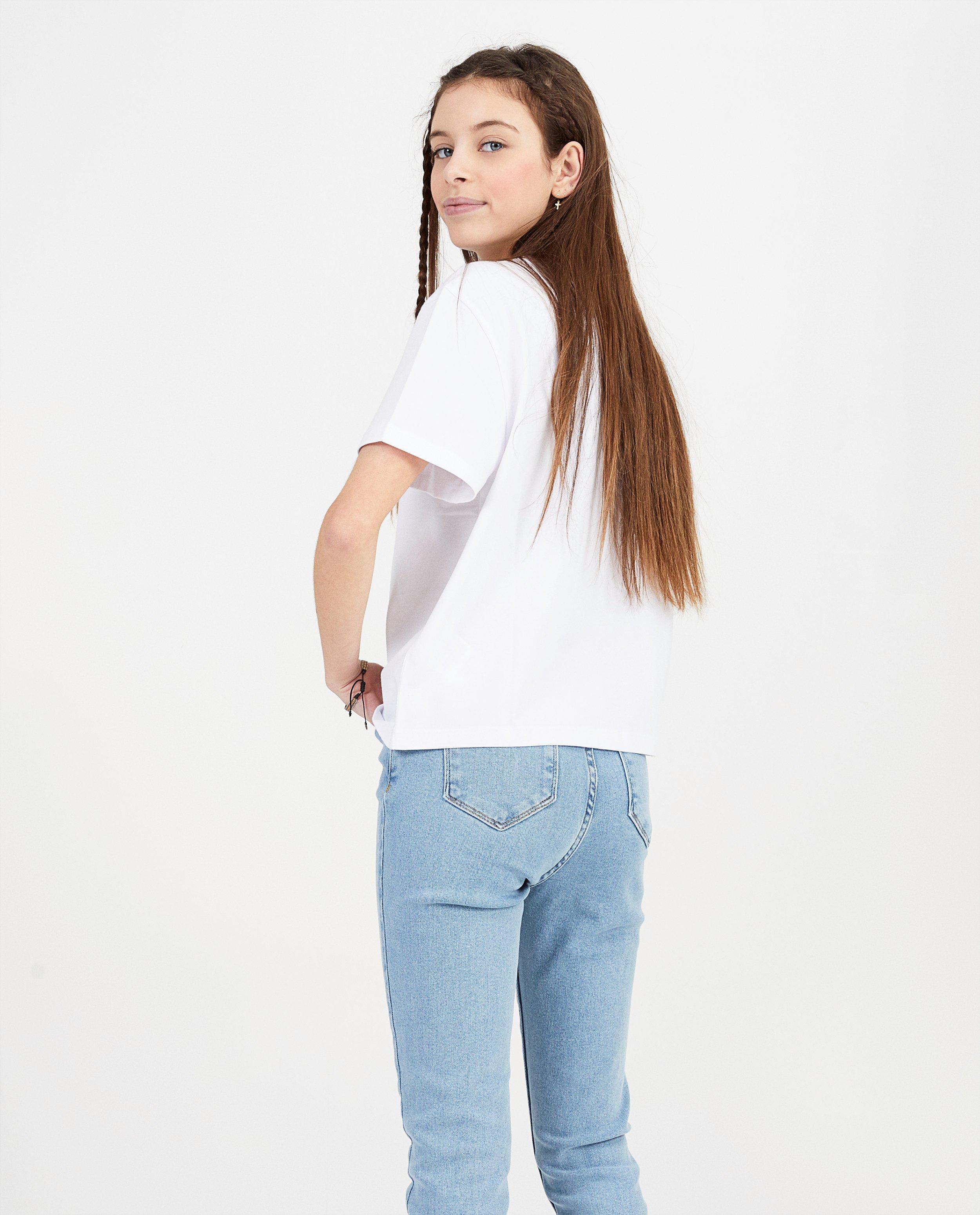 Wit T-shirt met rode print - Product Detail - wit - afbeelding nummer 3