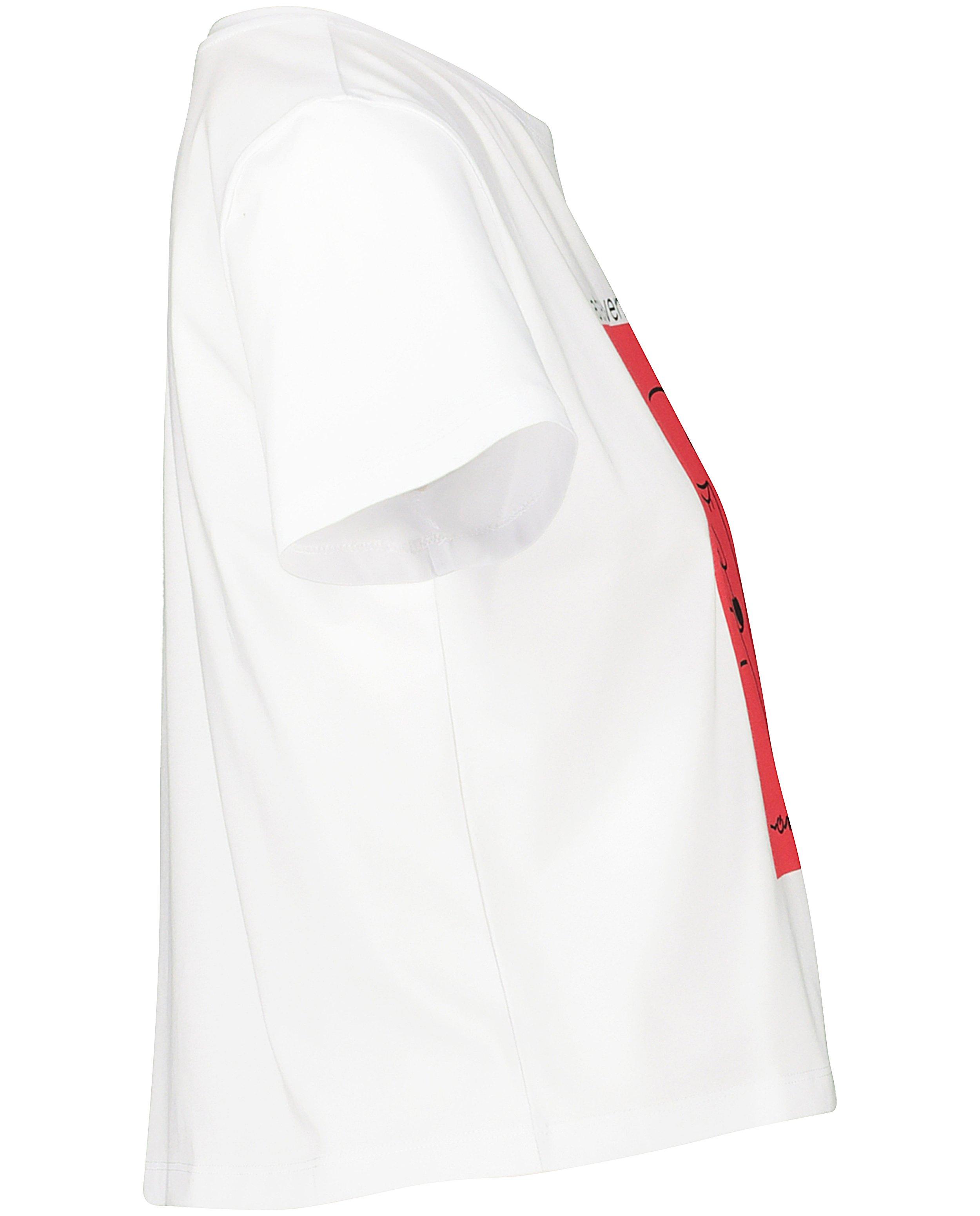 Wit T-shirt met rode print - Product Detail - wit - afbeelding nummer 8