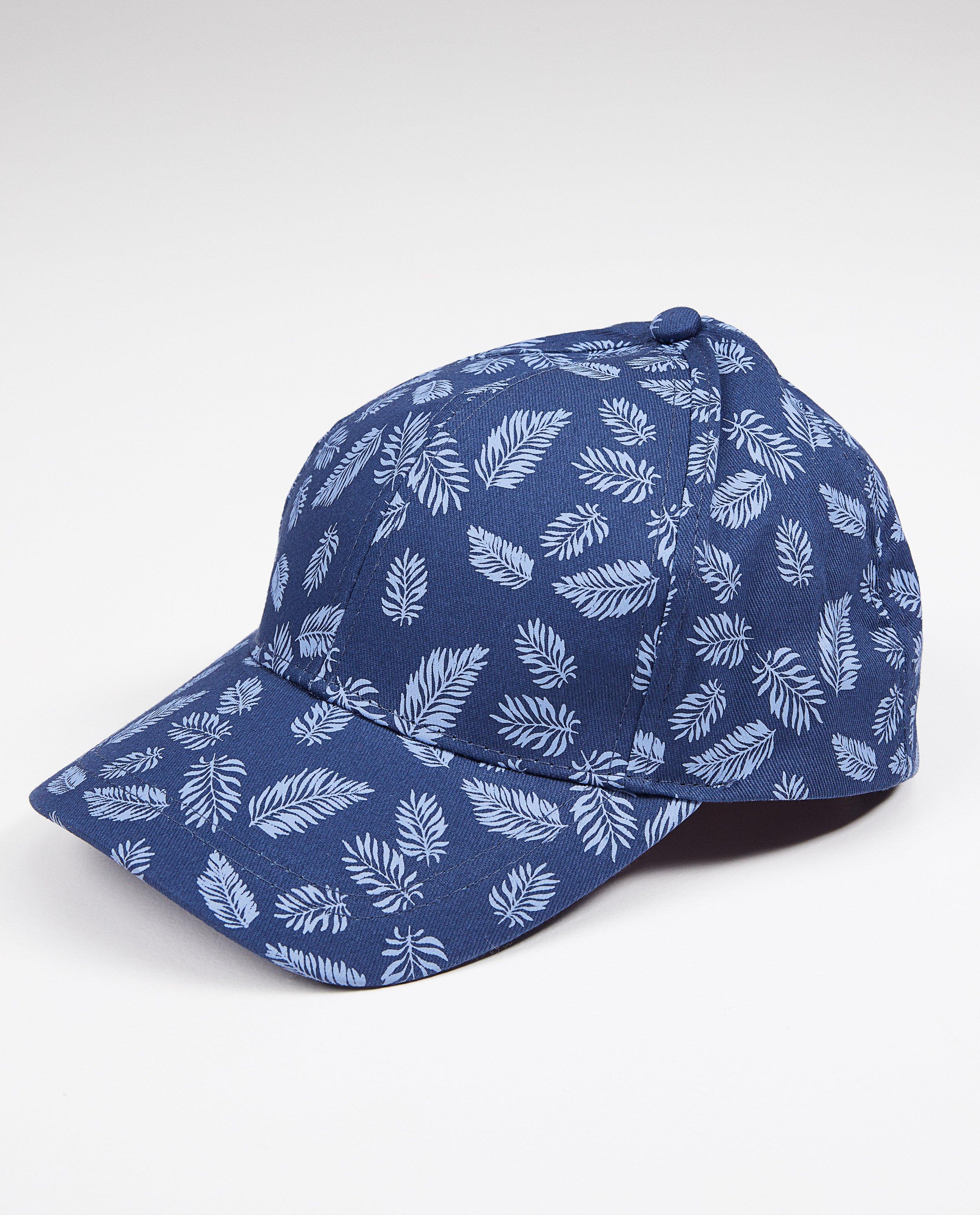 Casquette bleue avec un imprimé - imprimé intégral - JBC