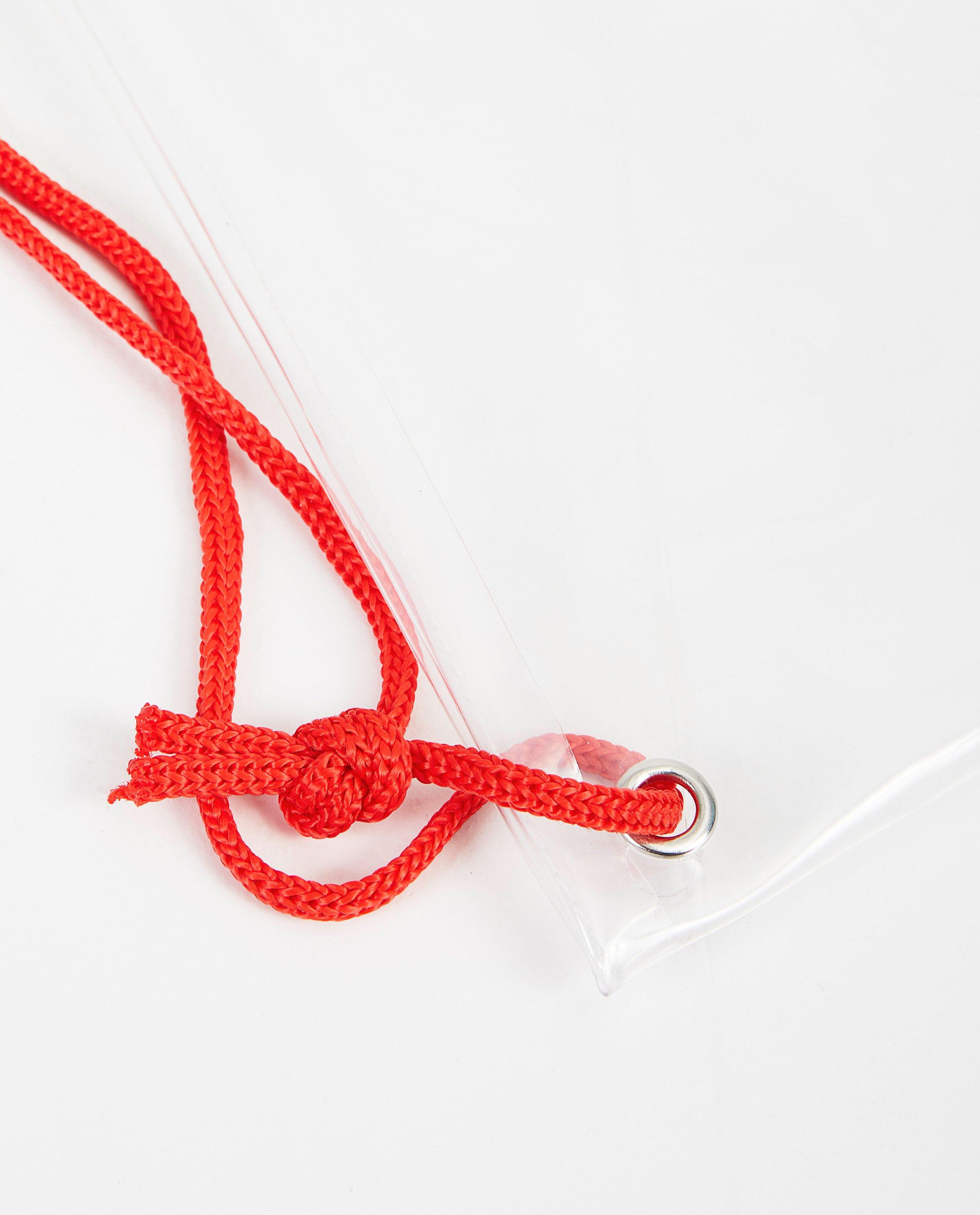 Sacs - Sac transparent avec du rouge