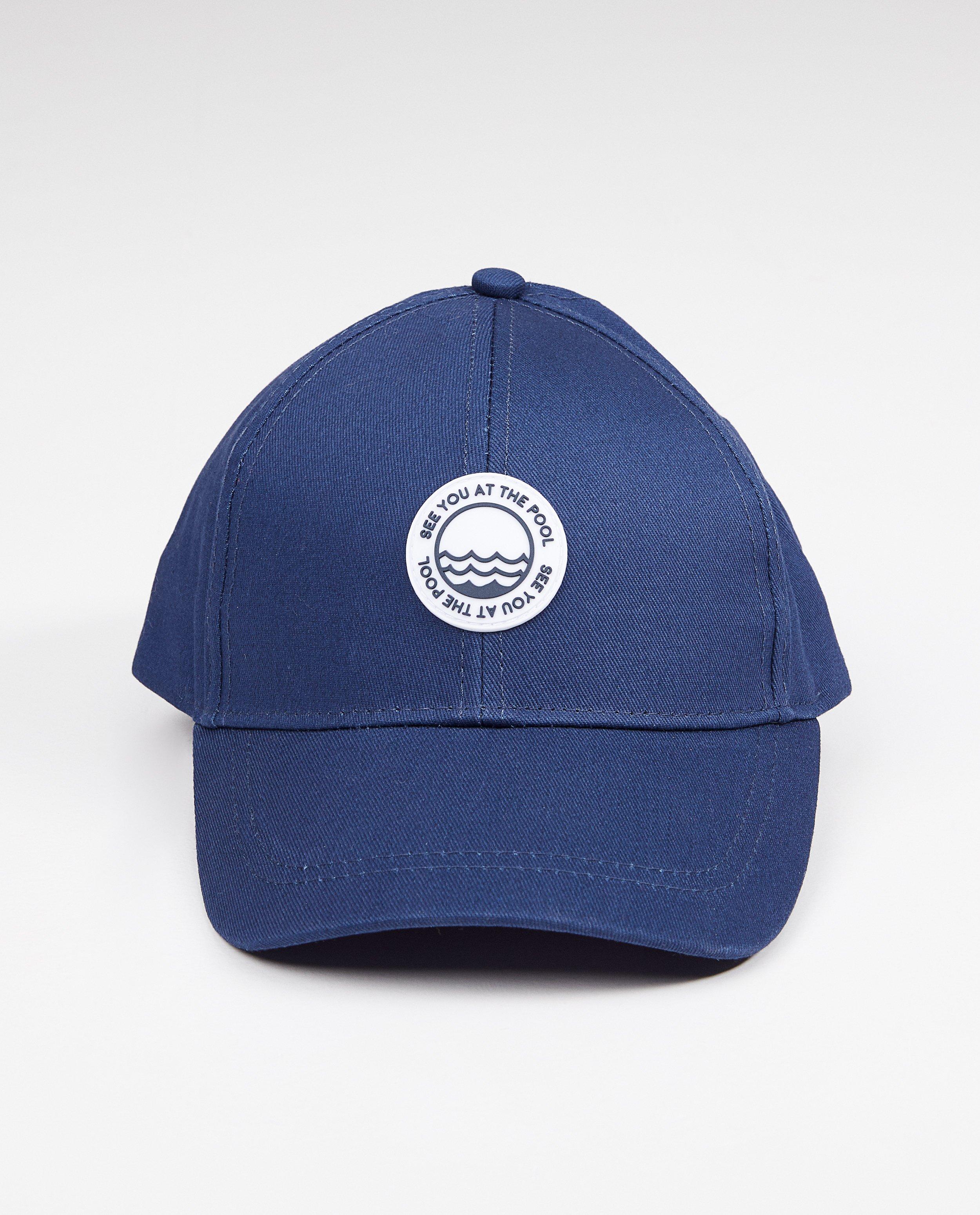 Blauwe pet met patch - Product Detail - donkerblauw - afbeelding nummer 2
