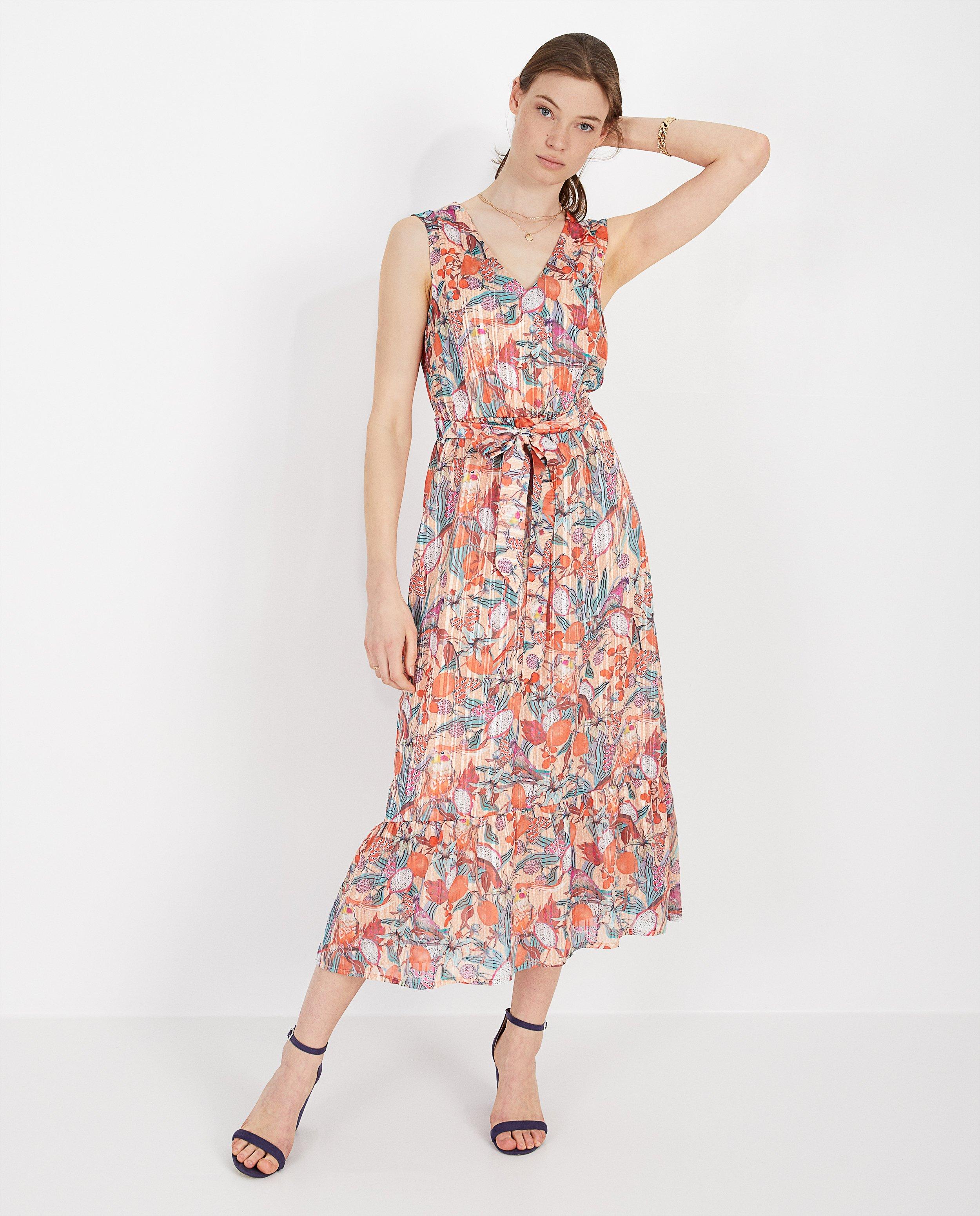 Maxi-jurk Marylène Madou - met print - Marylène Madou