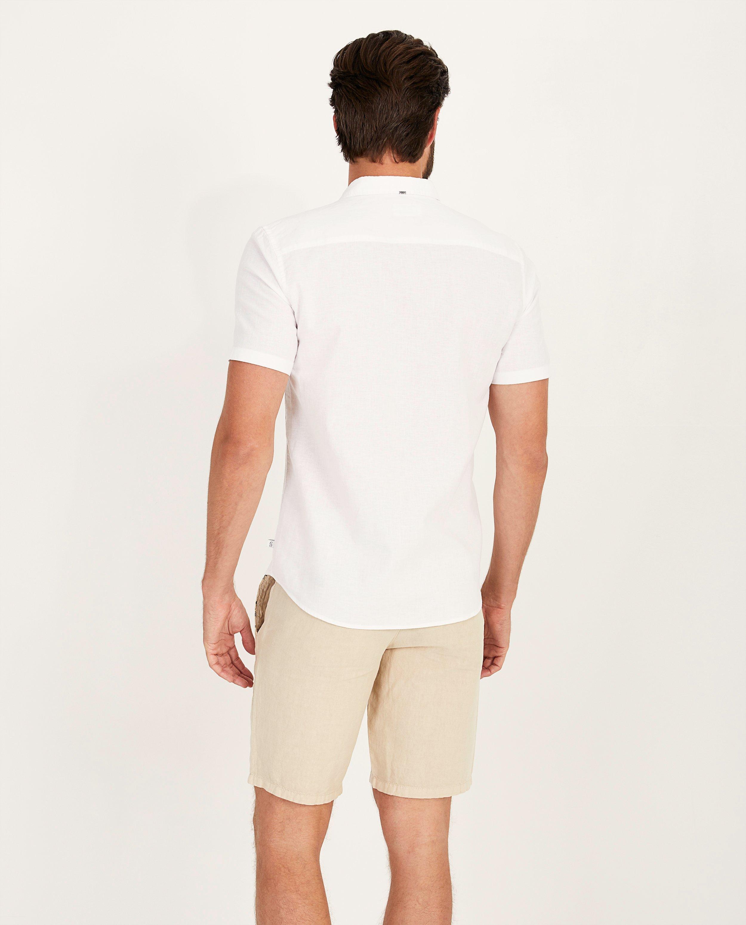 Chemises - Chemise blanche à manches courtes