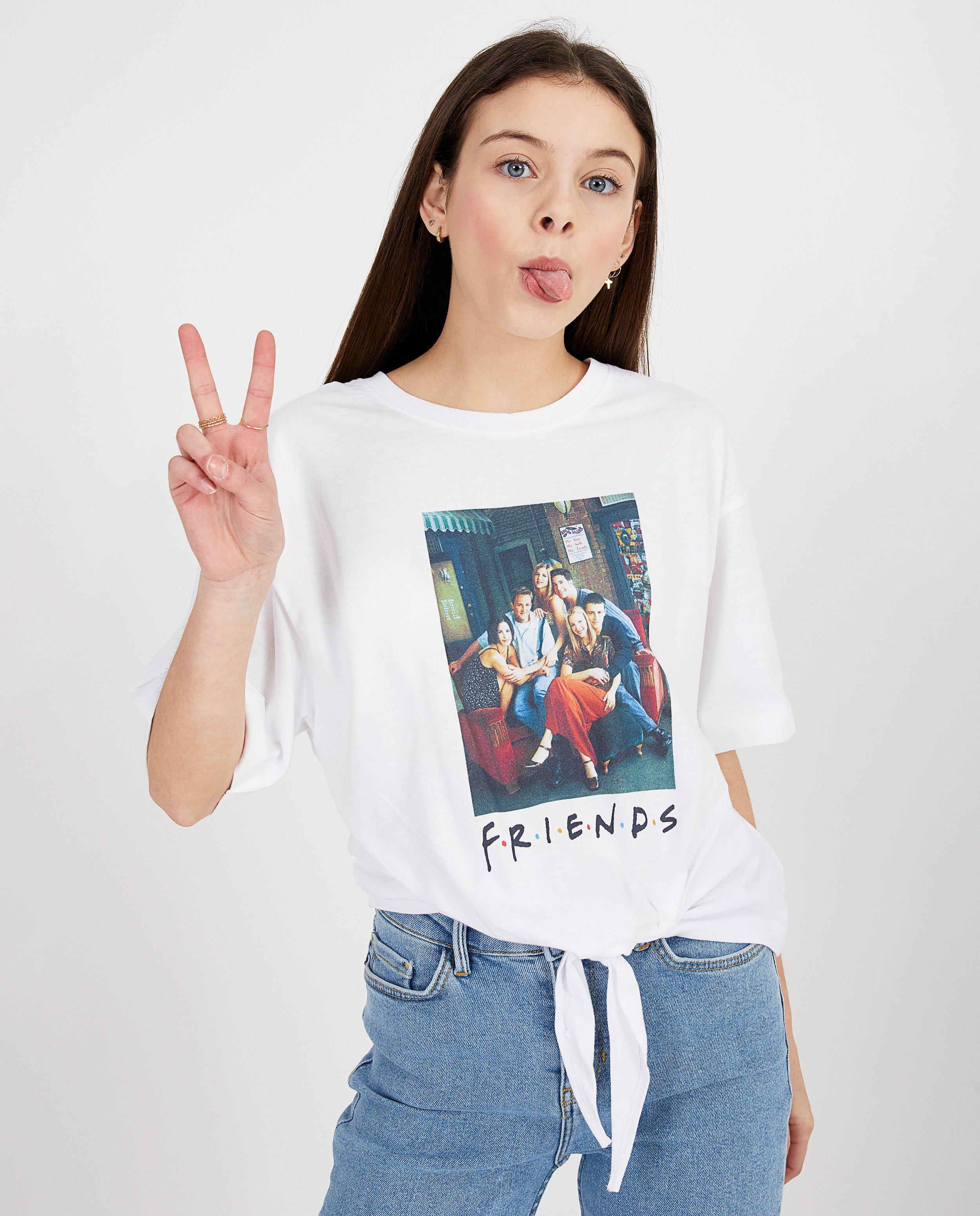 T-shirts - Wit 'Friends'-shirt