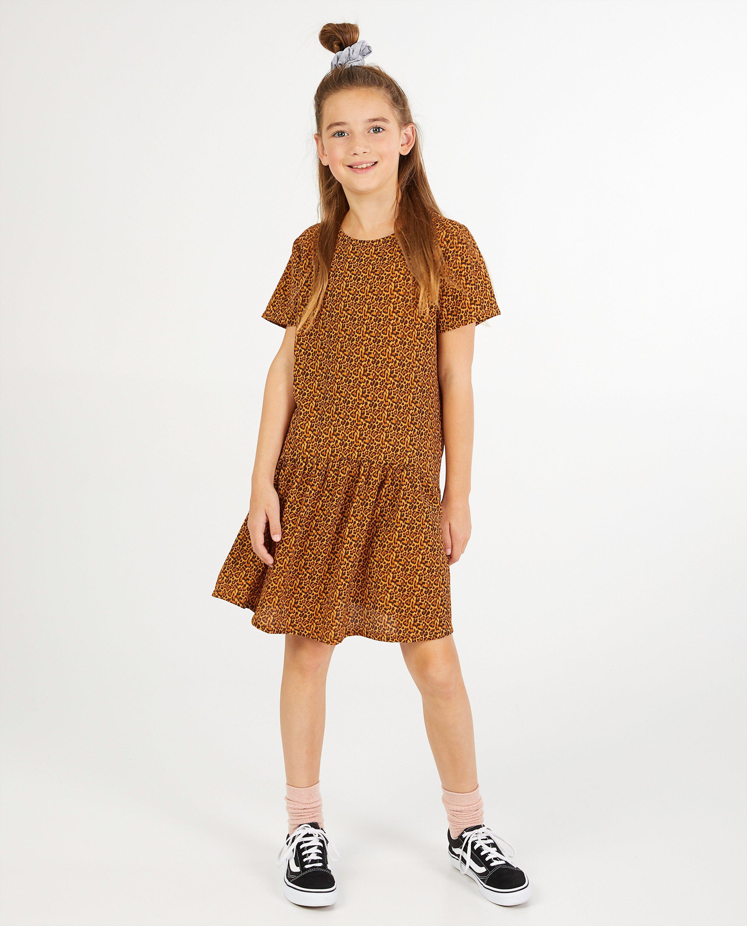 Jurk met print BESTies - Product Detail - bruin - afbeelding nummer 1