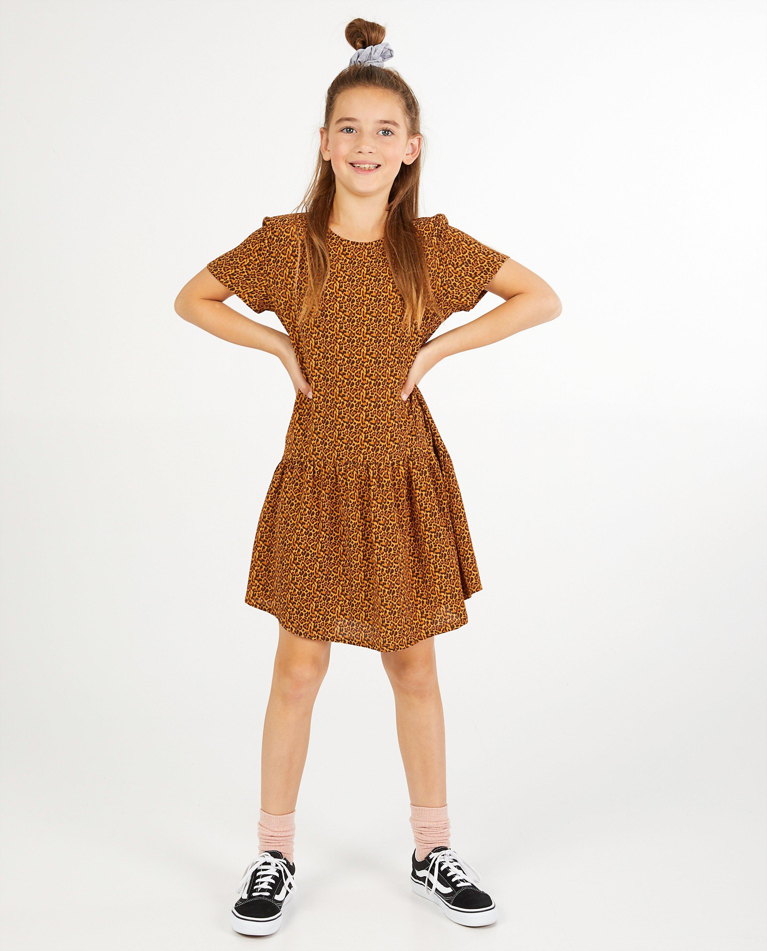 Jurk met print BESTies - Product Detail - bruin - afbeelding nummer 2