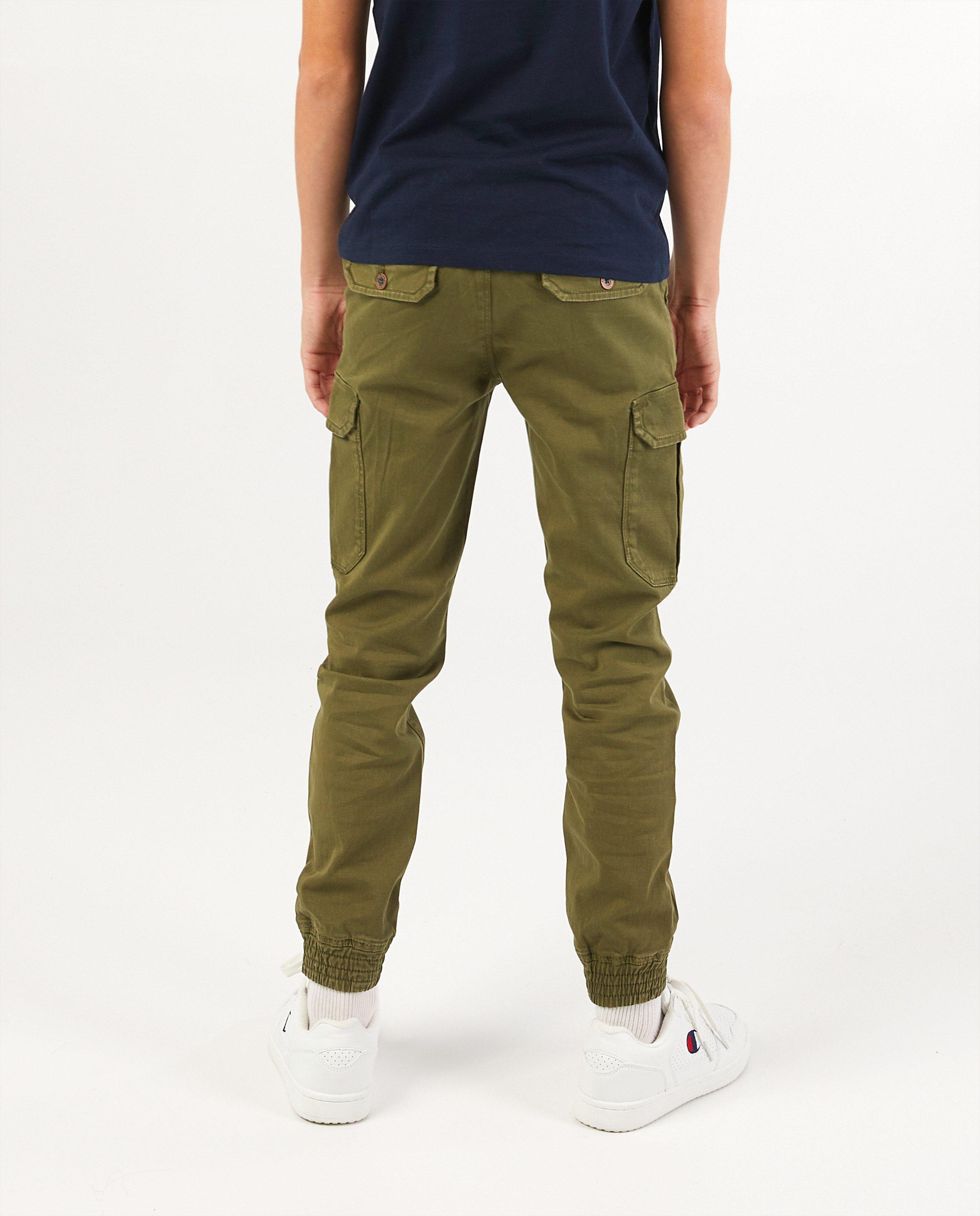 Groene cargo-broek, 7-14 jaar - Product Detail - khaki - afbeelding nummer 3