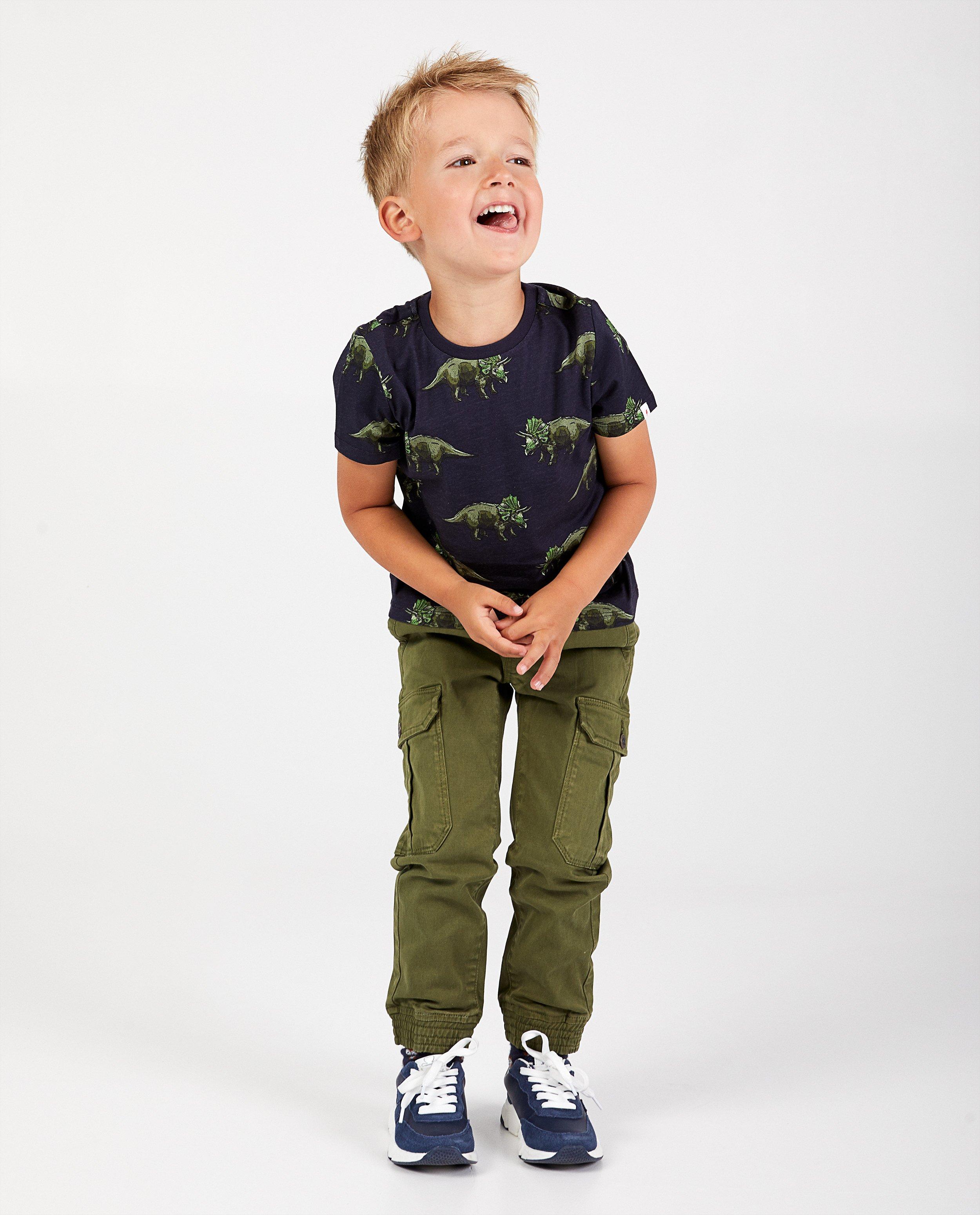 Groene cargo-broek, 2-7 jaar