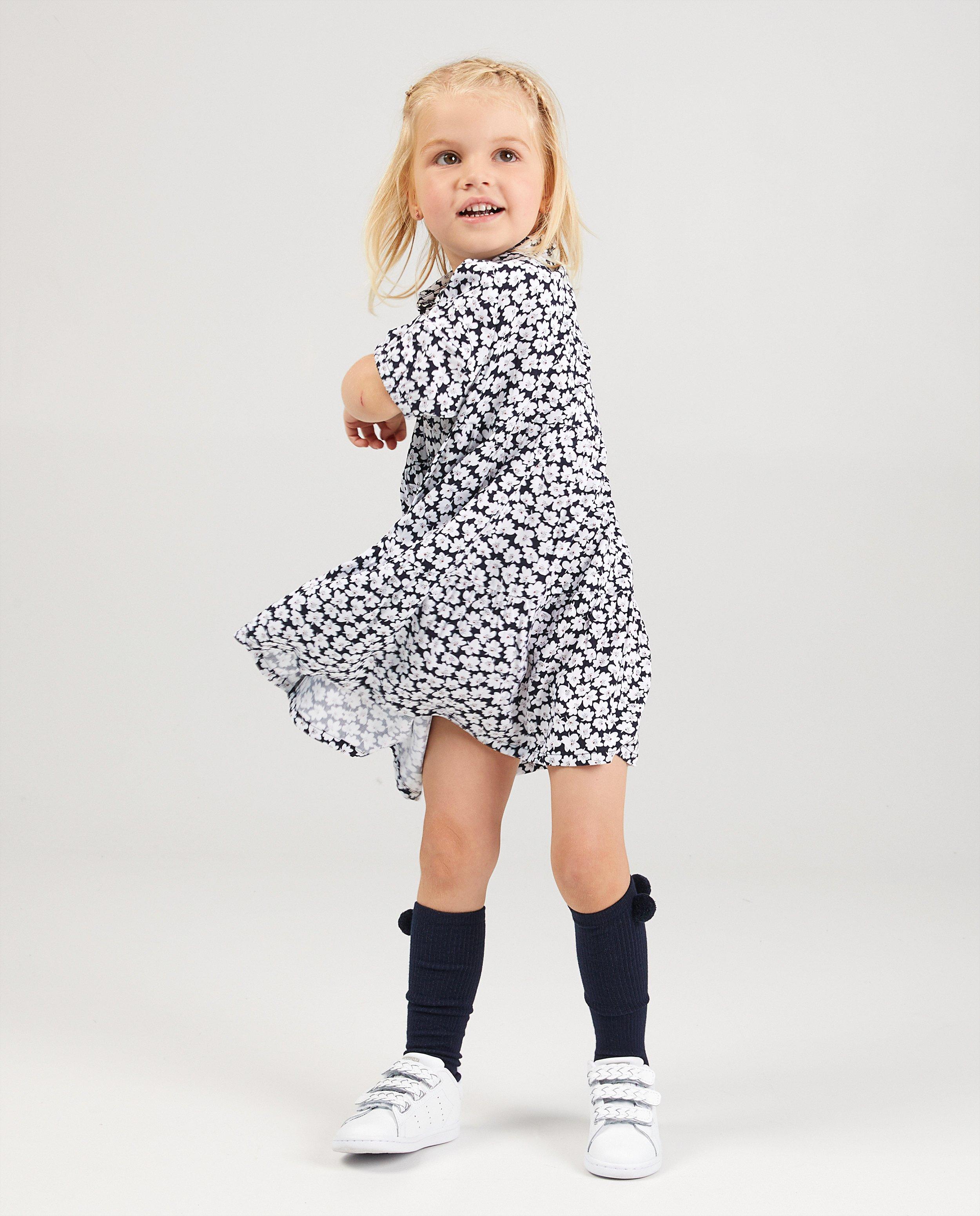Robe fleurie bleue BESTies - à imprimé intégral - Besties
