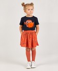 T-shirt orange en coton bio - imprimé spécial - Milla Star