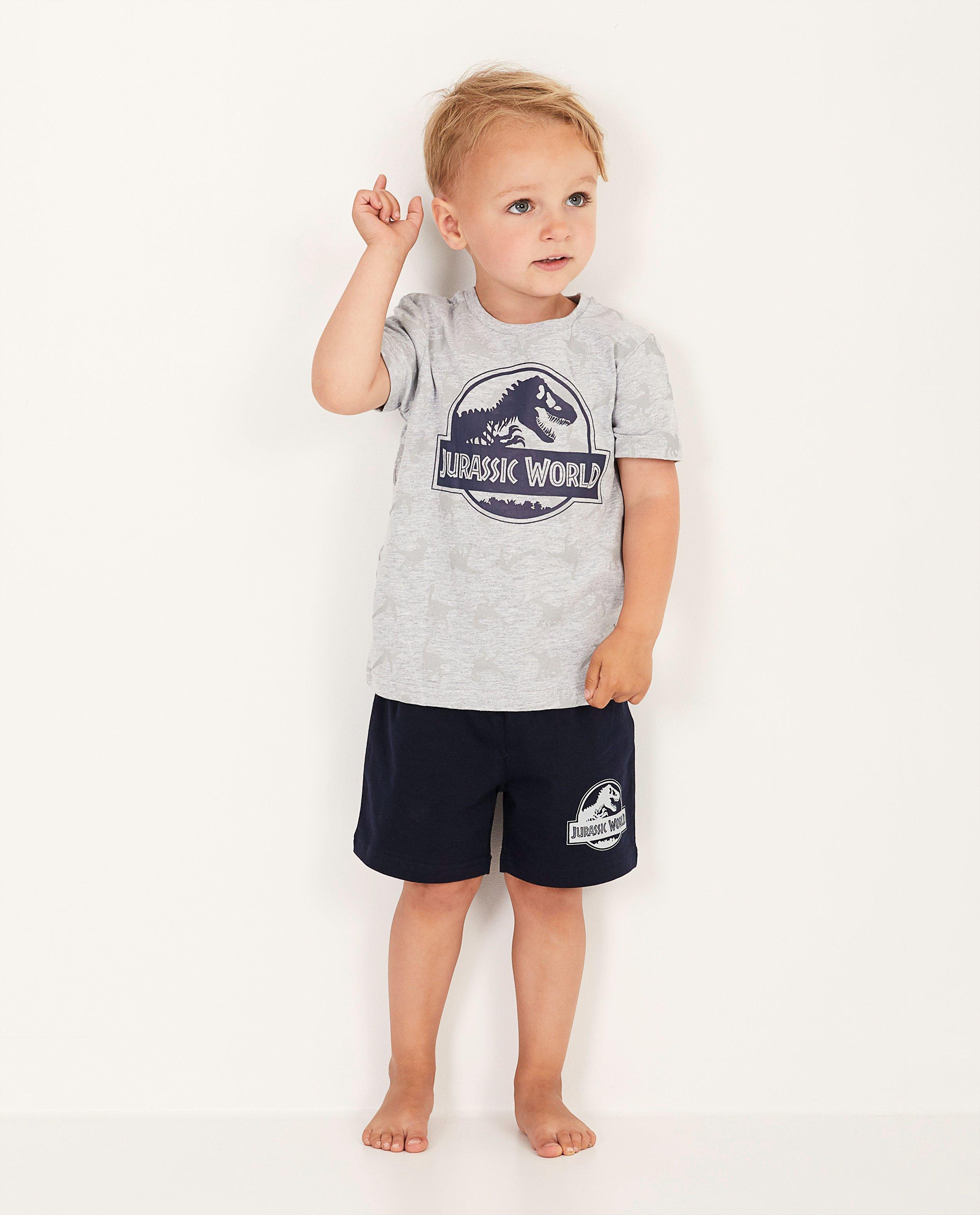 Pyjama gris « Jurassic world » - imprimé intégral - JBC