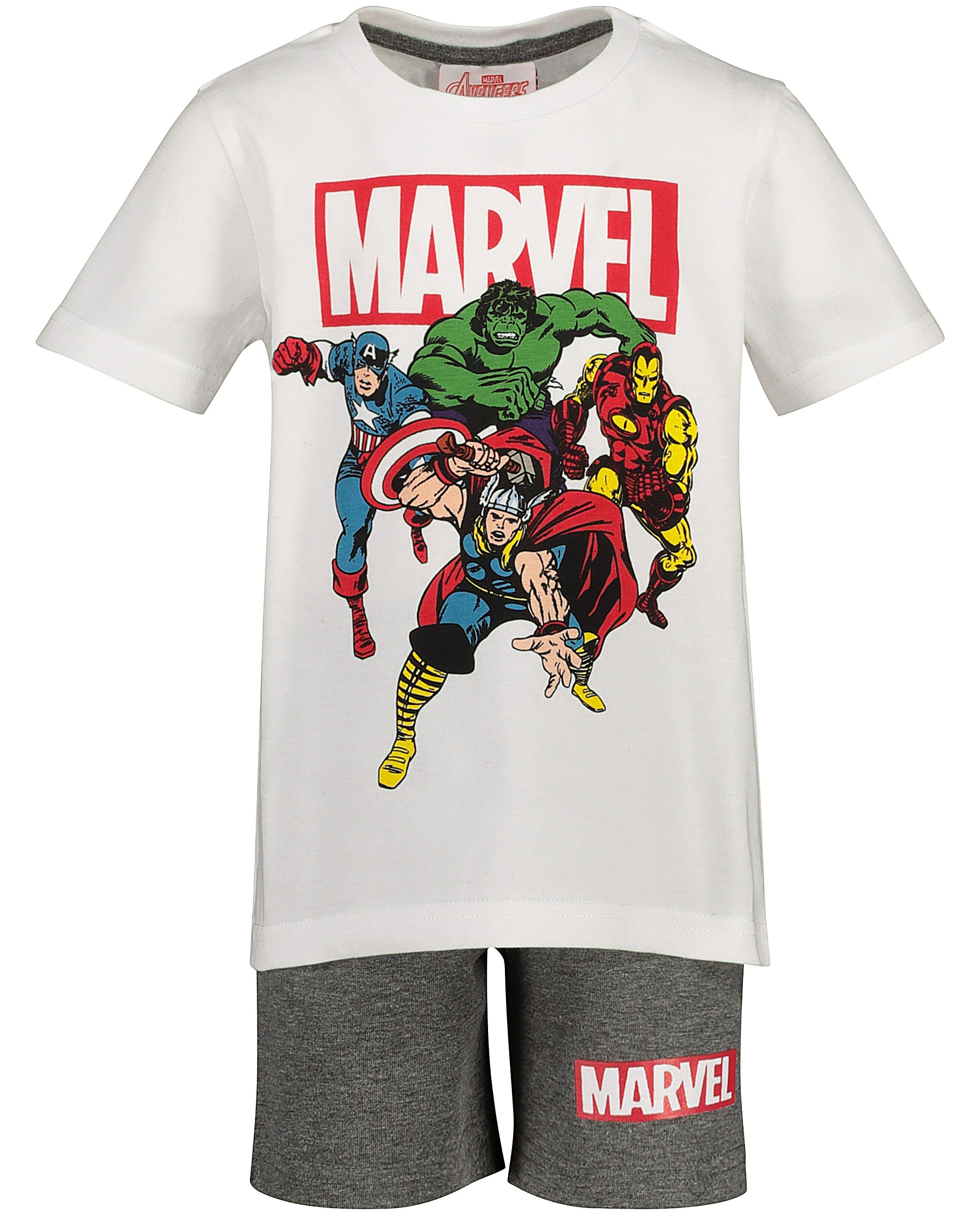 Nachtkleding - Witte 'Marvel'-pyjama