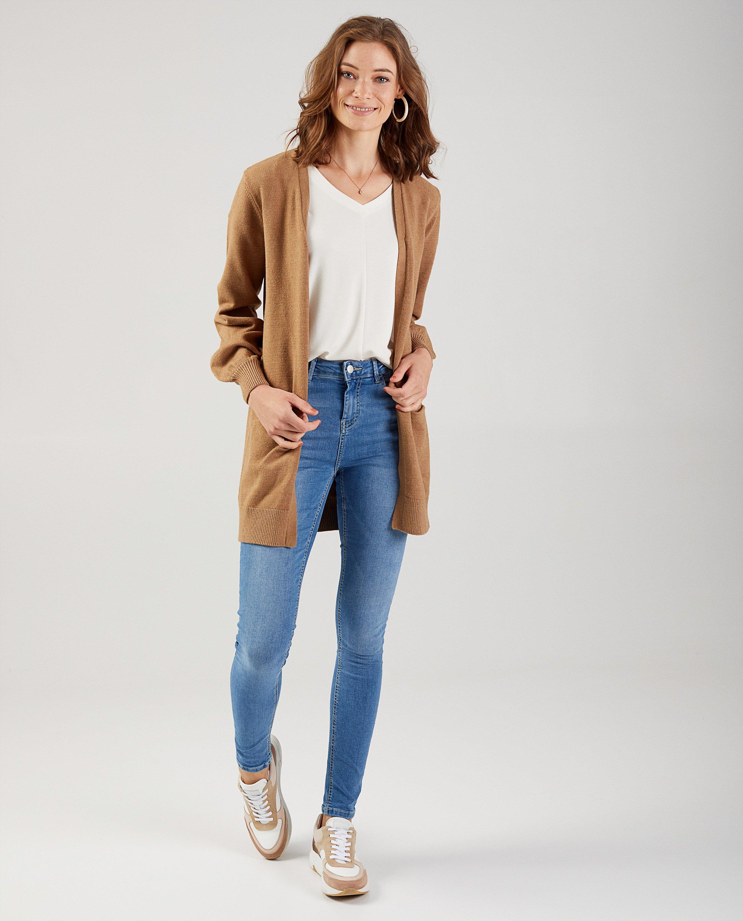 Blauwe skinny Sora - high rise - stretch - JBC