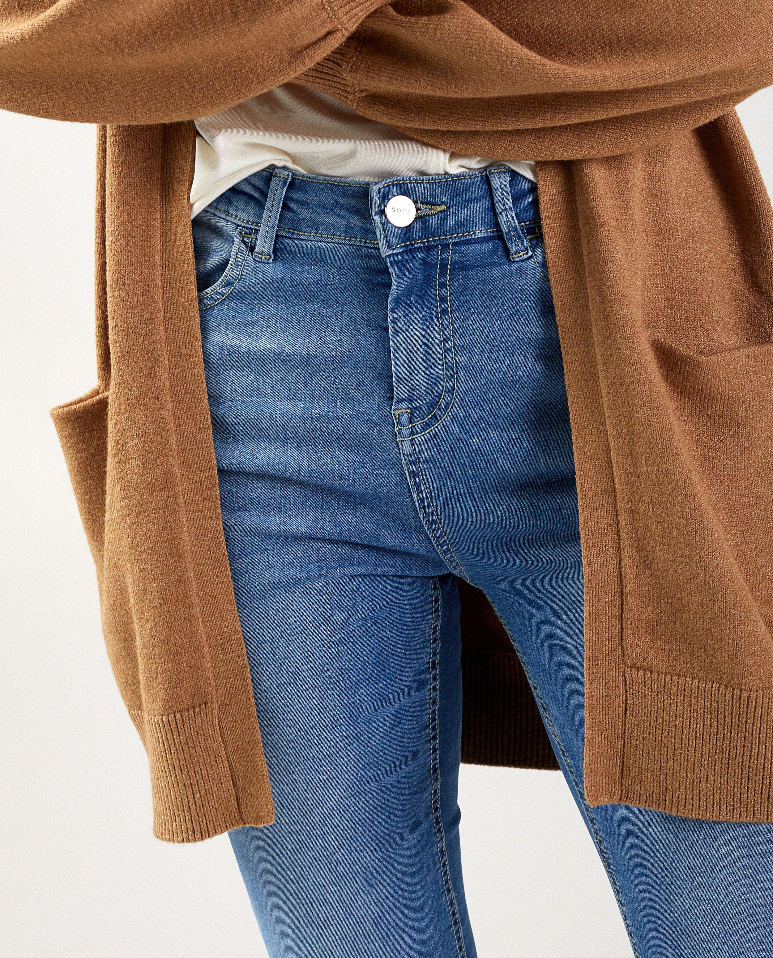 Jeans - Skinny bleu Sora - high rise