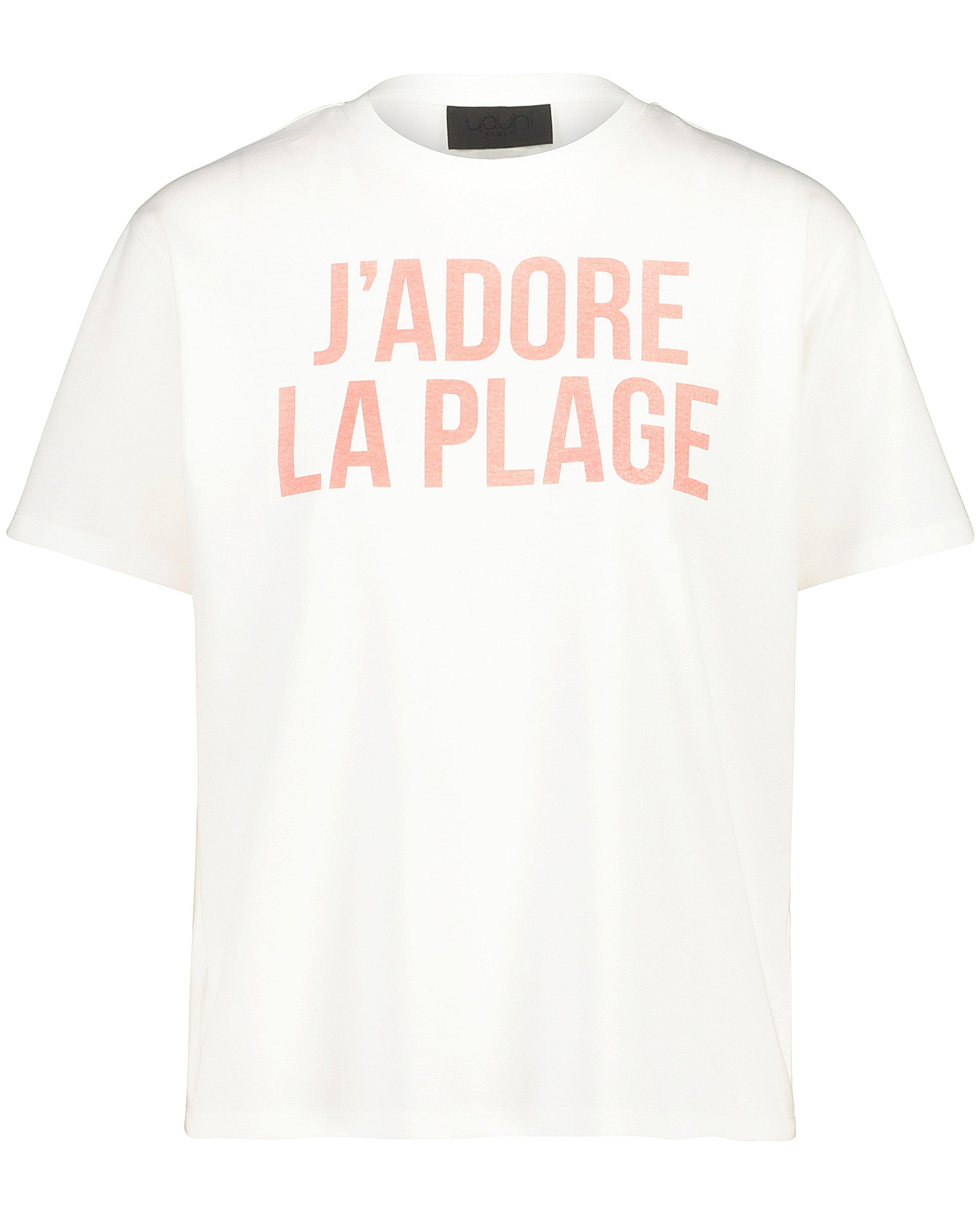 T-shirts - Wit T-shirt met opschrift Youh!