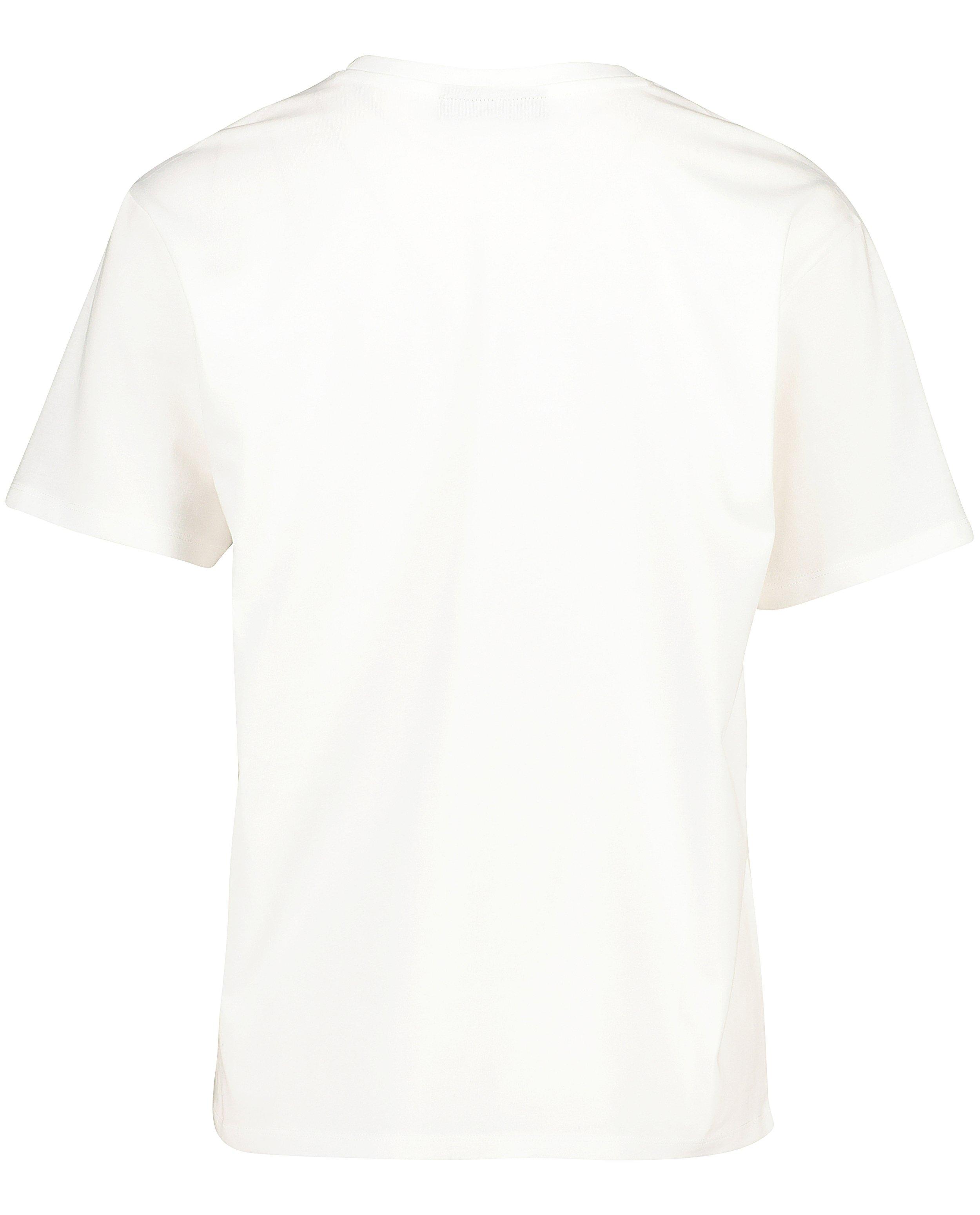 T-shirts - Wit T-shirt met opschrift Youh!