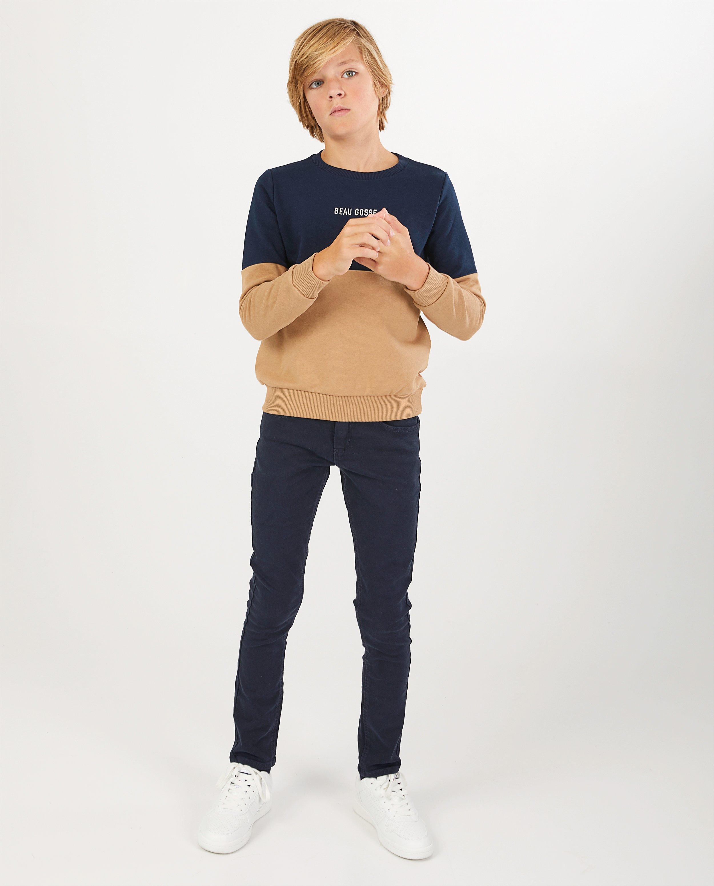 Skinny bleu foncé Joey - avec taille réglable - Fish & Chips