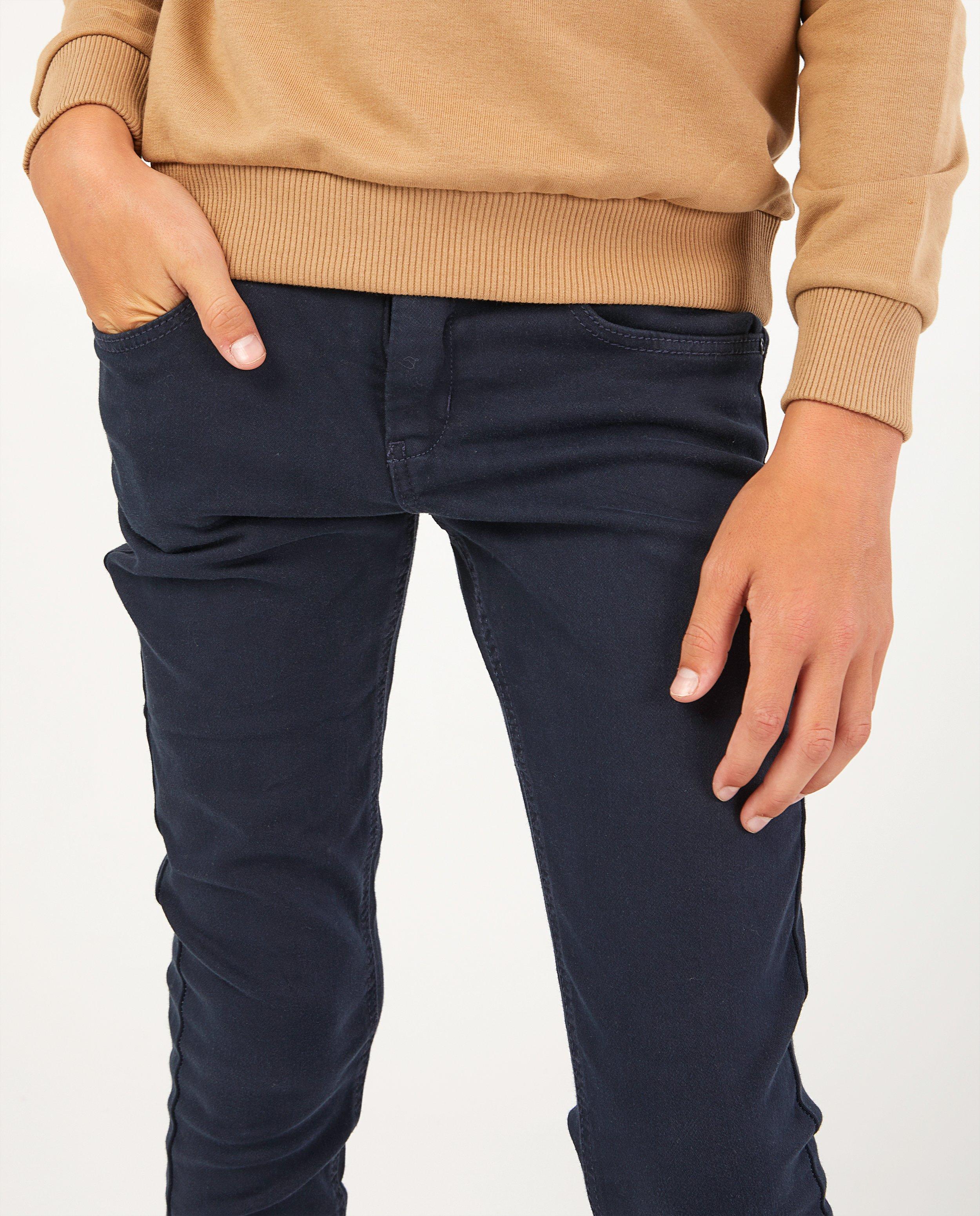 Pantalons - Skinny bleu foncé Joey