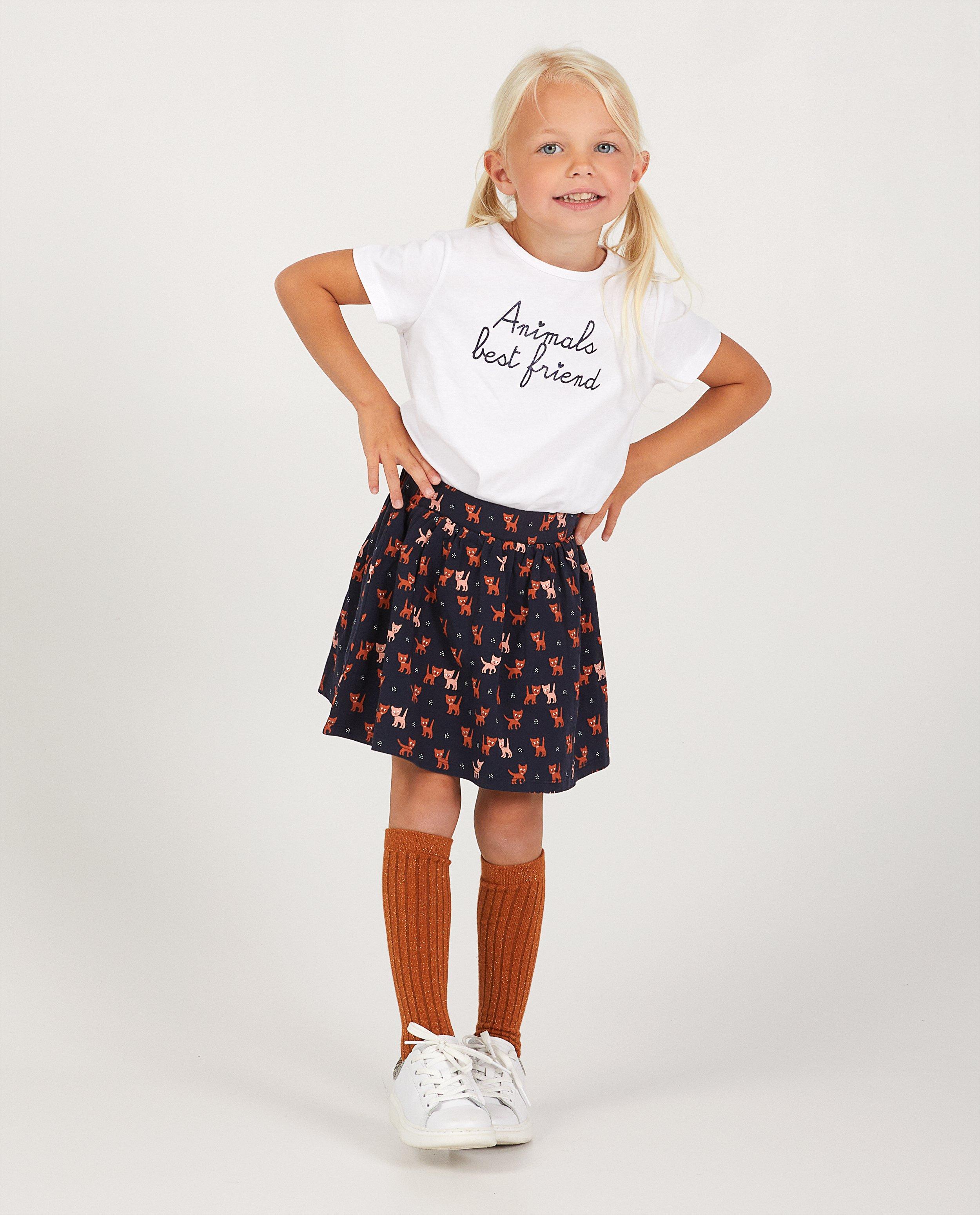 Wit T-shirt met opschrift BESTies - Animals best friend - Besties