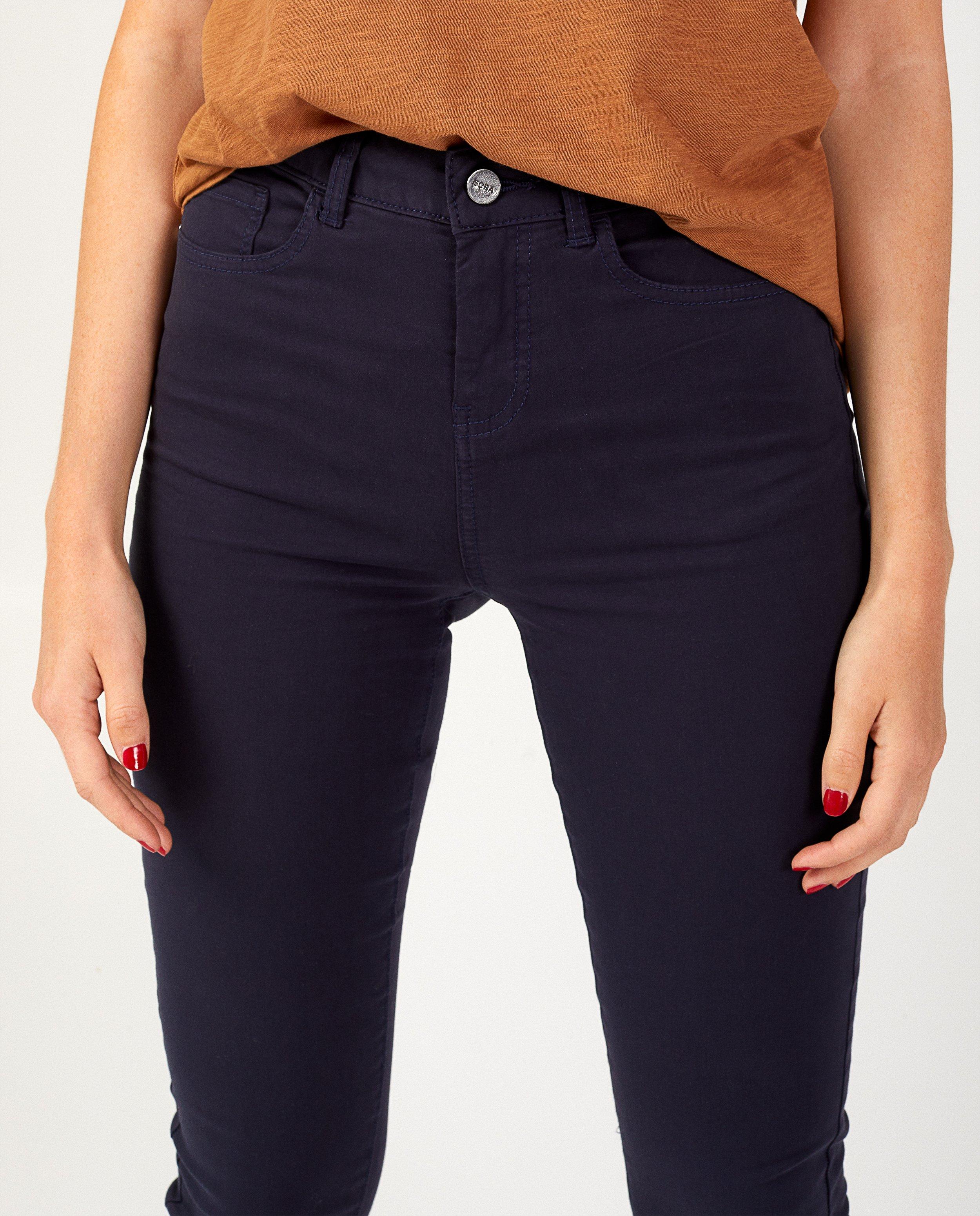 Pantalon gris vert Sora - slim fit - D&eacute;tails du produit - bleu fonc&eacute; - image num&eacute;ro 4