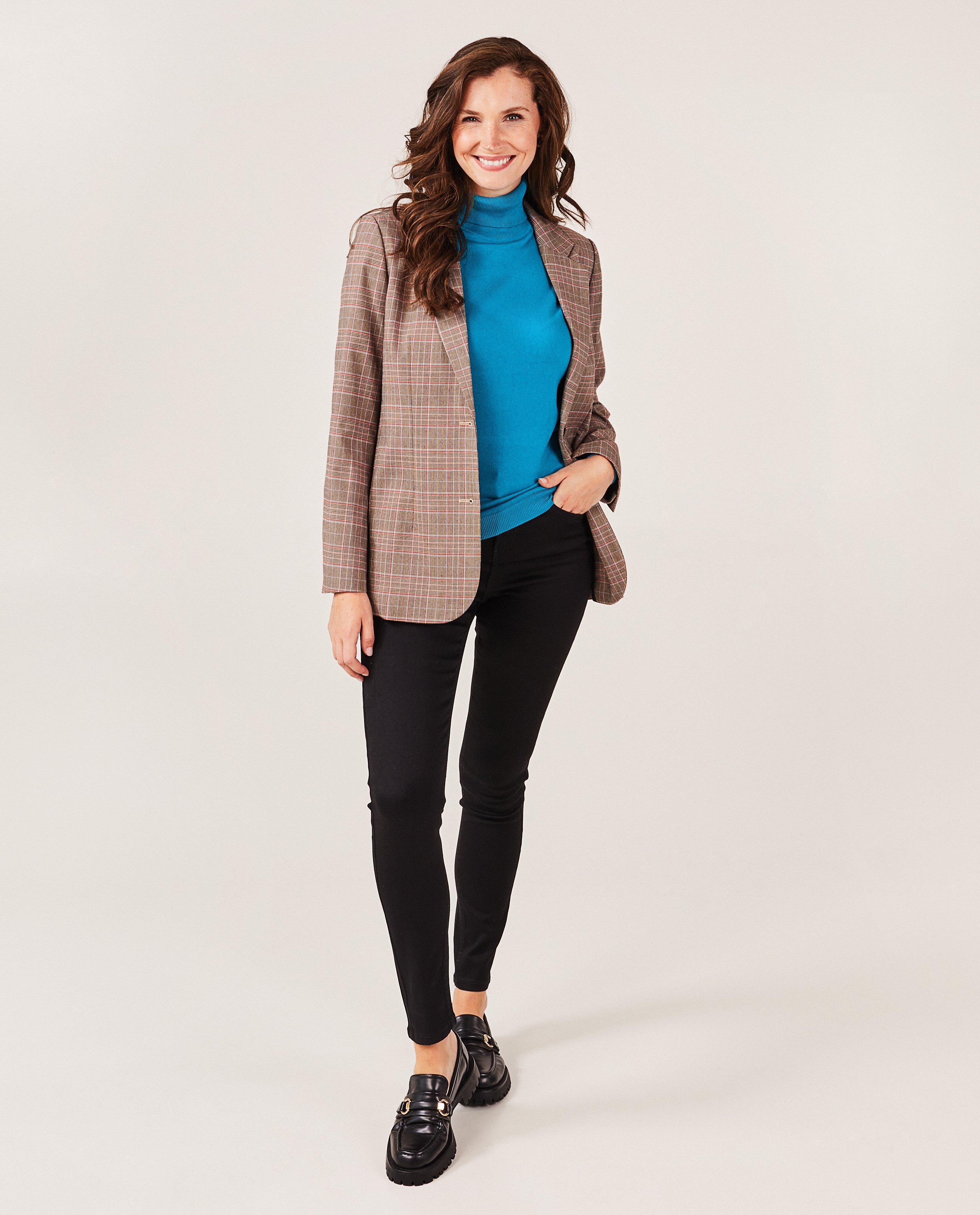 Zwarte jeans, skinny fit - met hoge taille - JBC