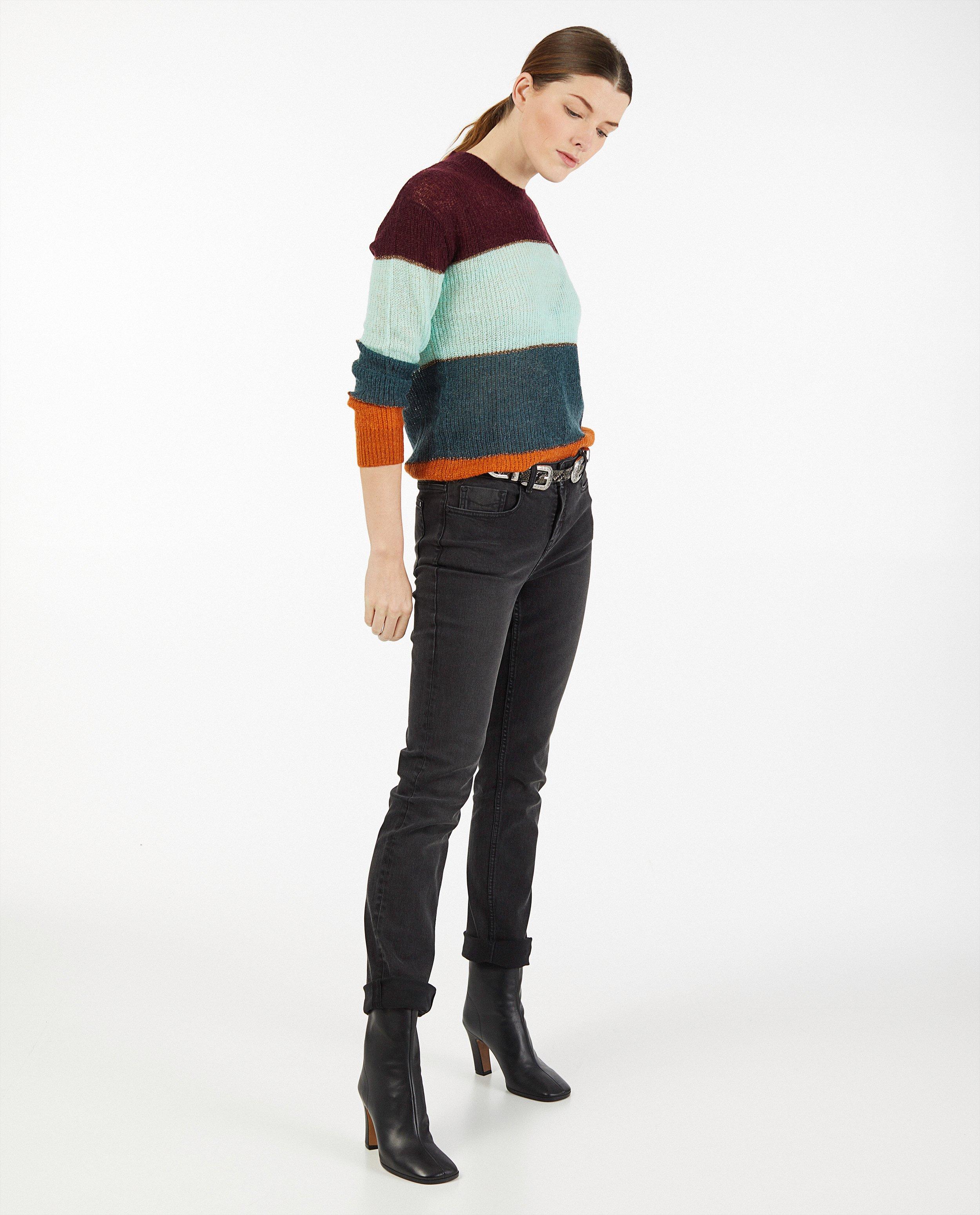 Zwarte jeans, straight fit - met hoge taille - JBC