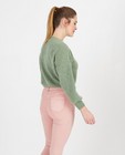 Pulls - Roze trui met ajourpatroon