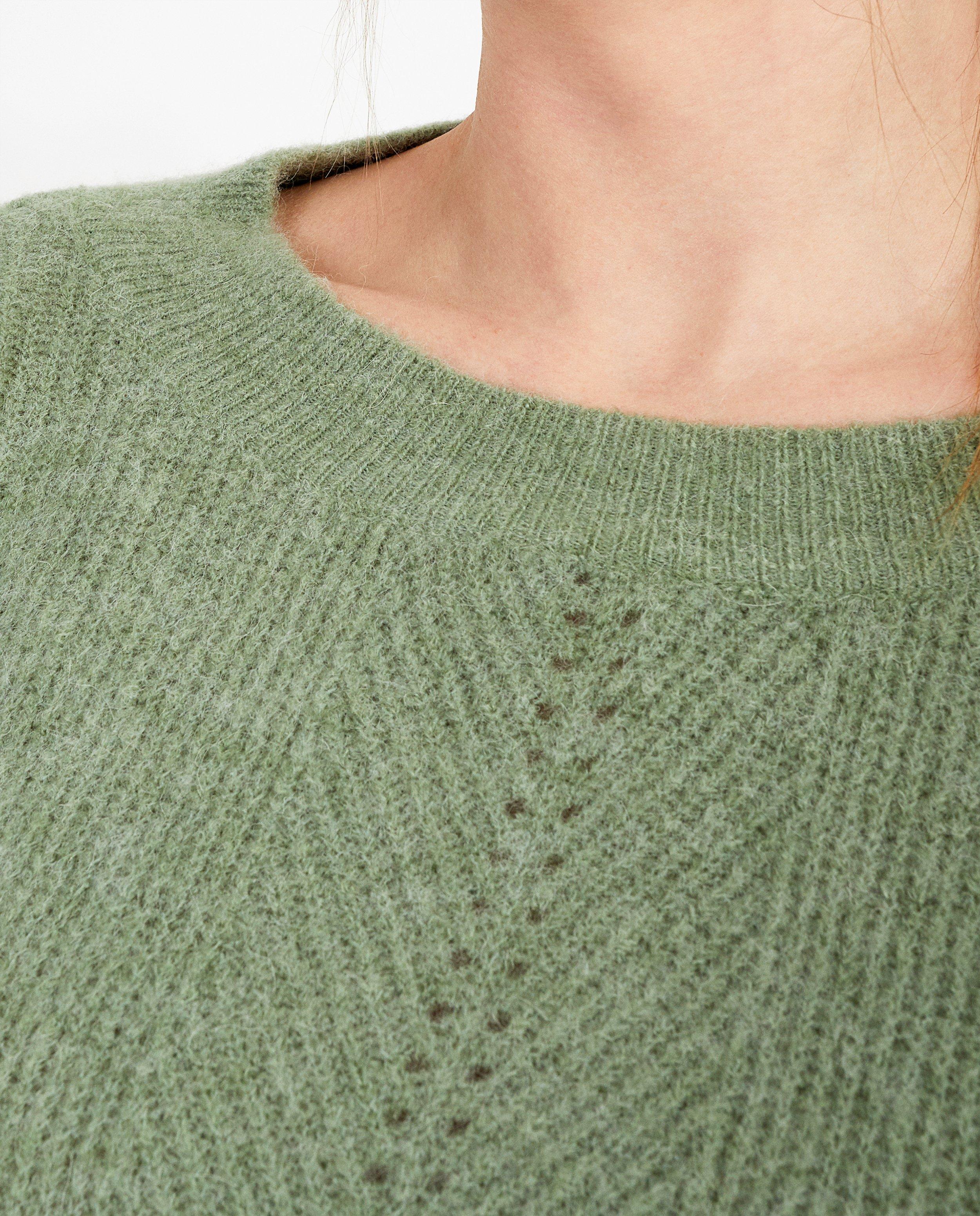 Pulls - Roze trui met ajourpatroon