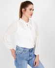 Hemden - Witte blouse met strik Ella Italia