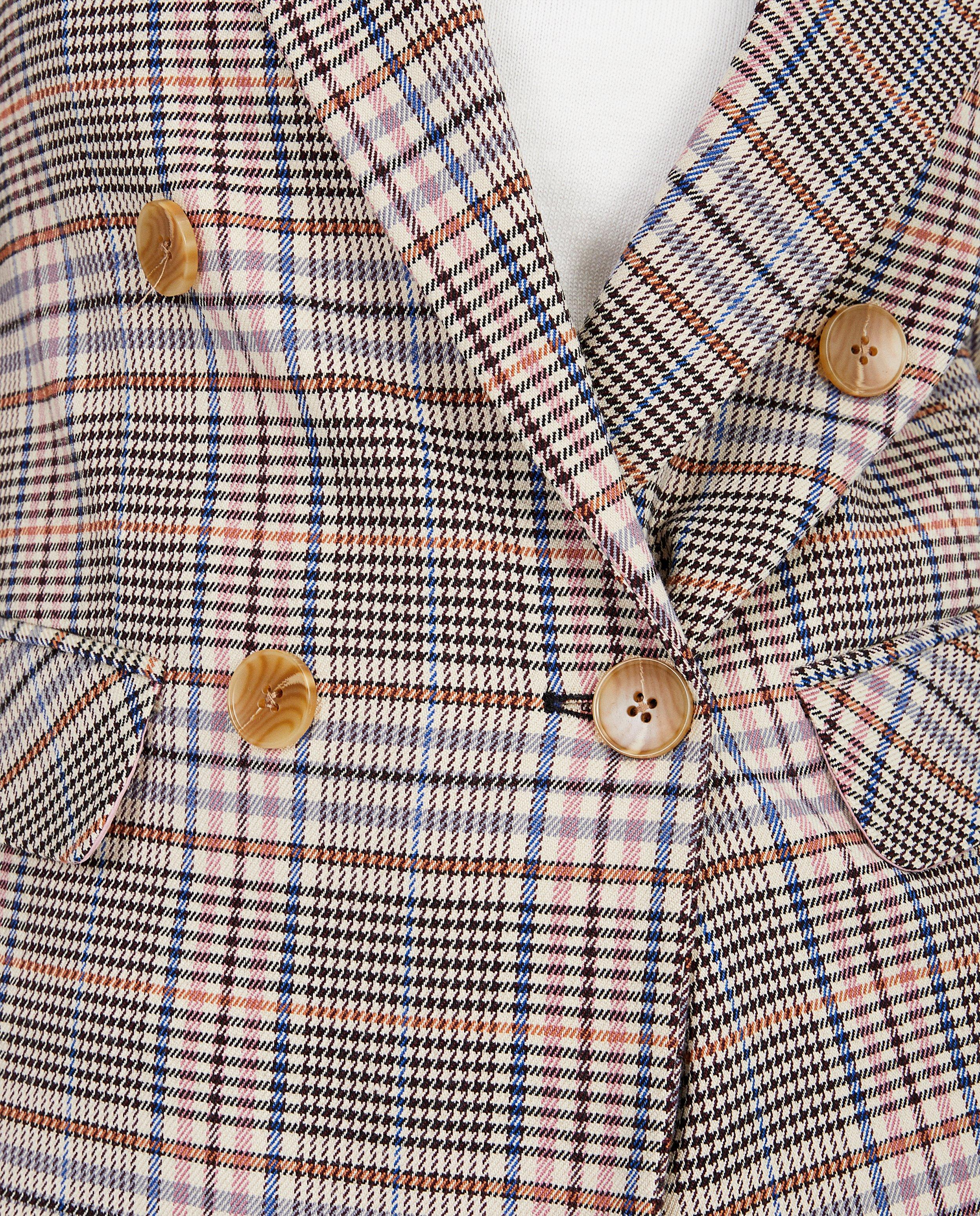 Blazers - Grijze geruite blazer Ella Italia