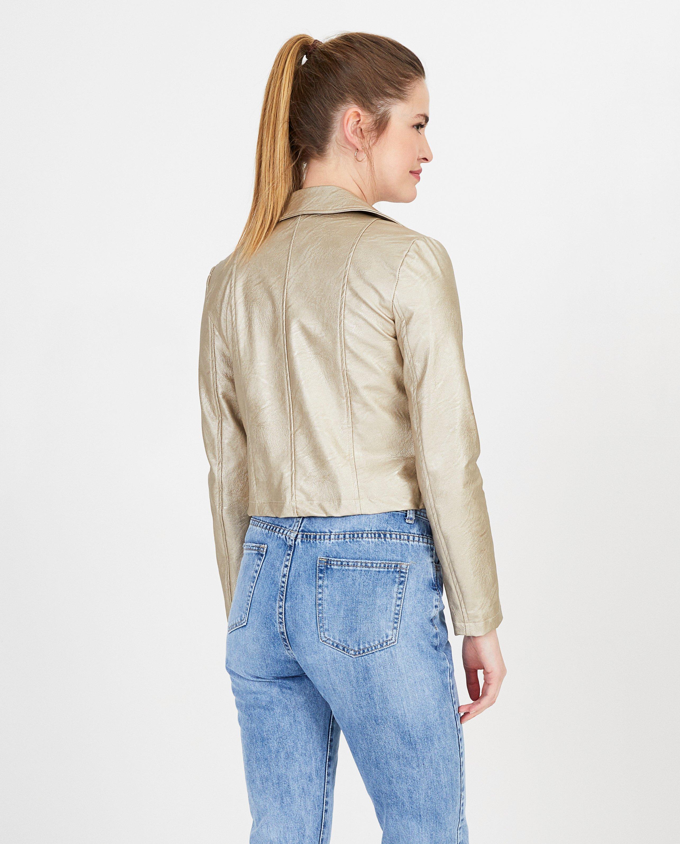 Blazers - Glanzend gouden vest Ella Italia