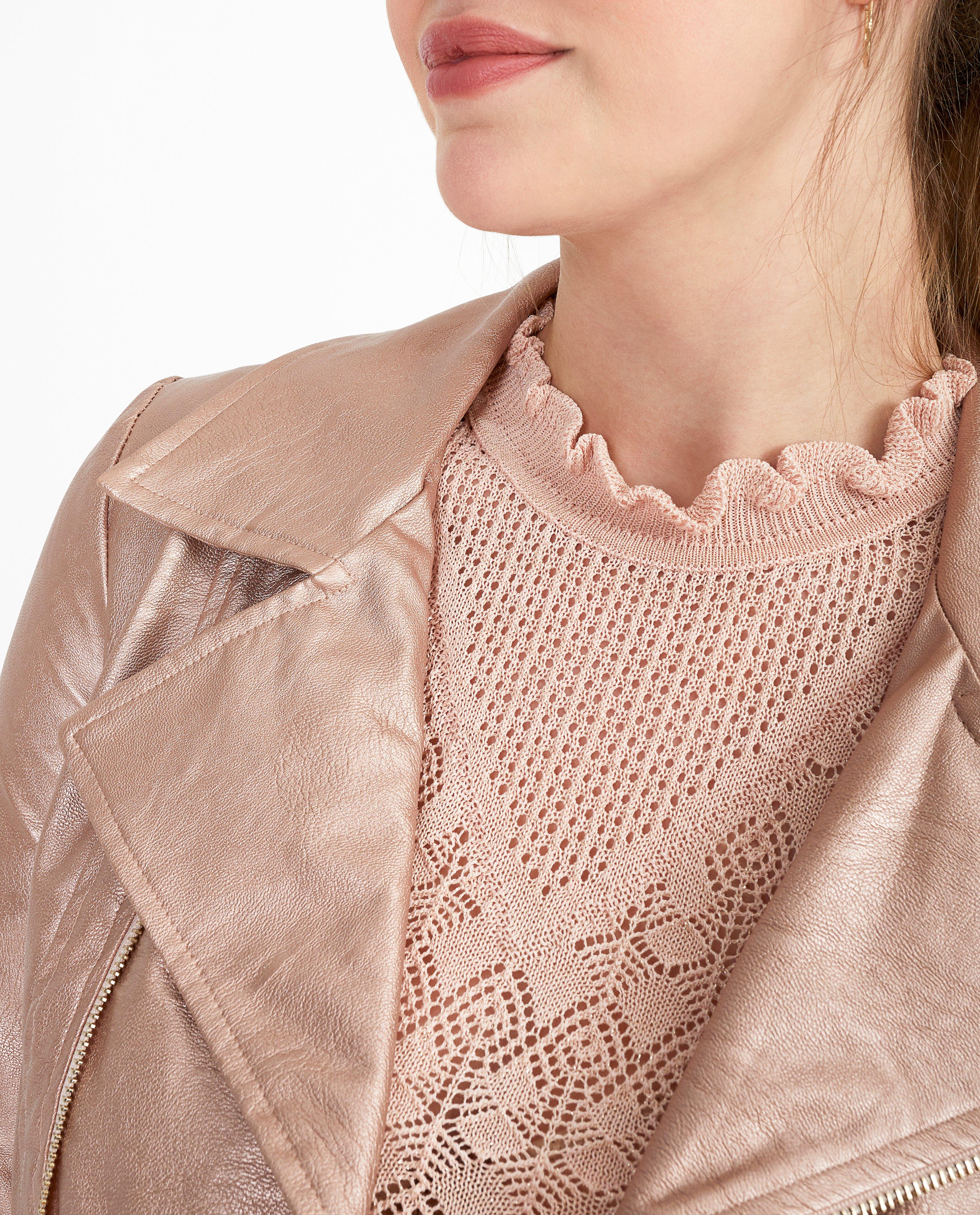Glanzend roze vest Ella Italia - Product Detail - lichtroze - afbeelding nummer 4