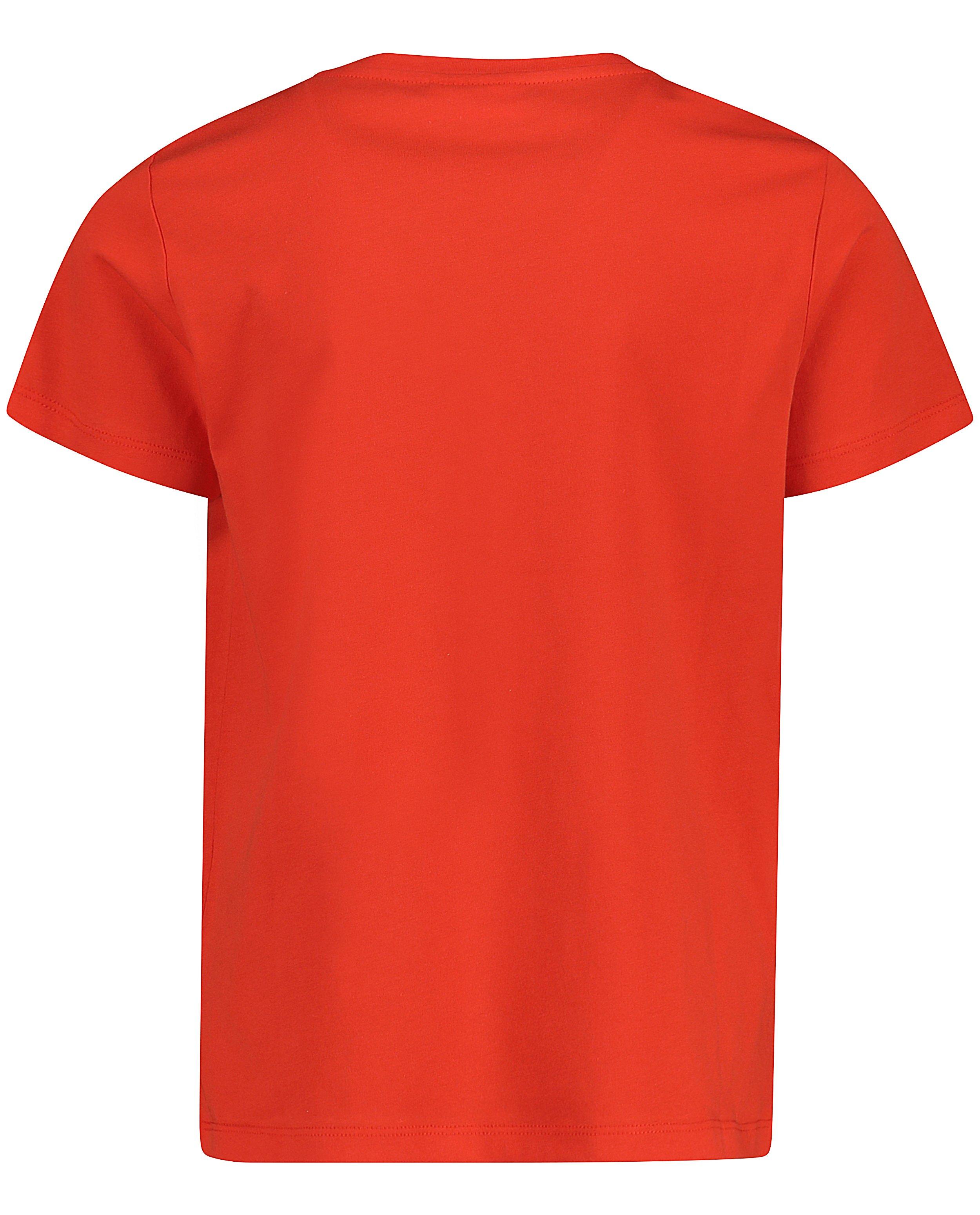 T-shirts - Rood T-shirt met opschrift #LikeMe