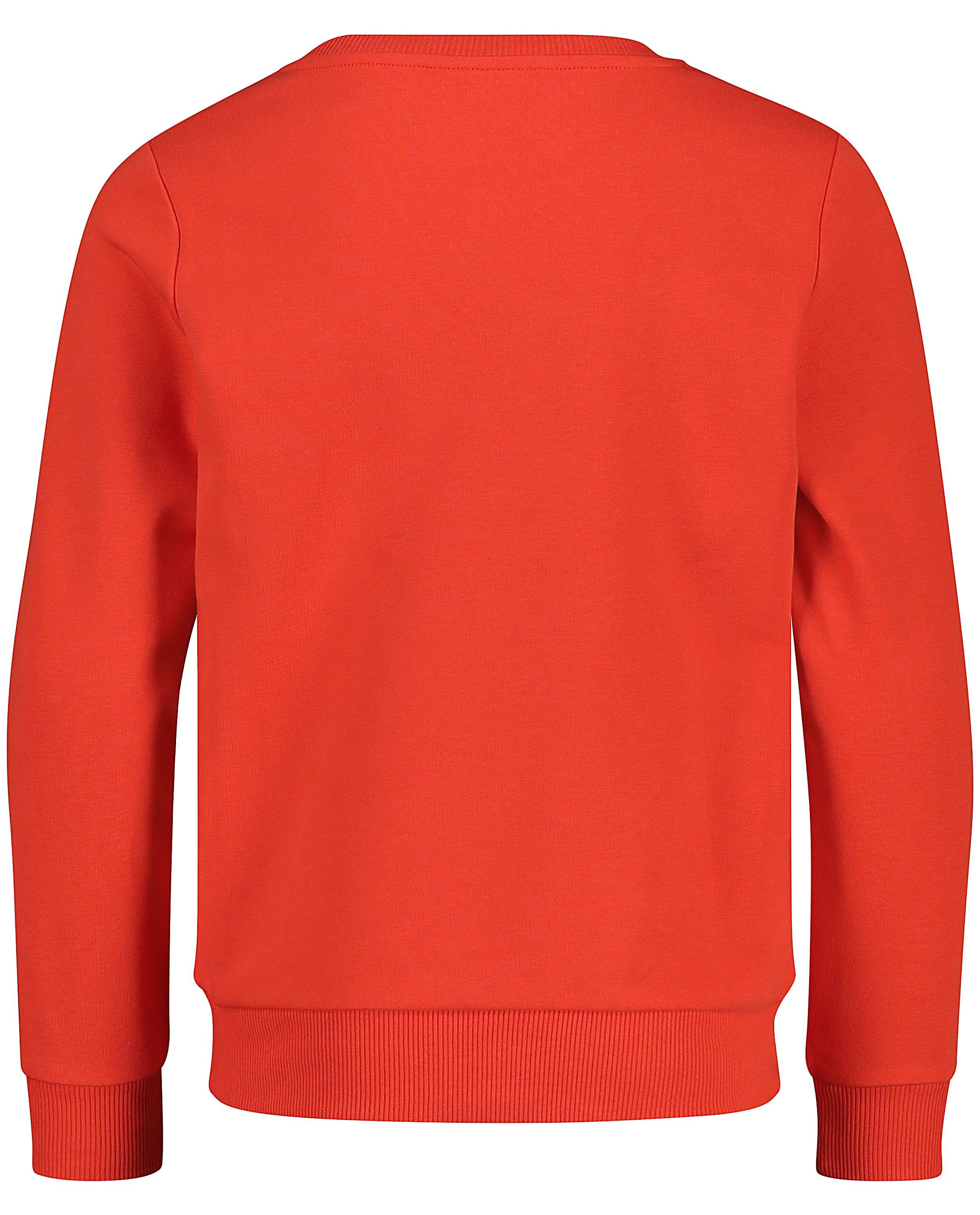 Sweaters - Rode sweater met opschrift #LikeMe