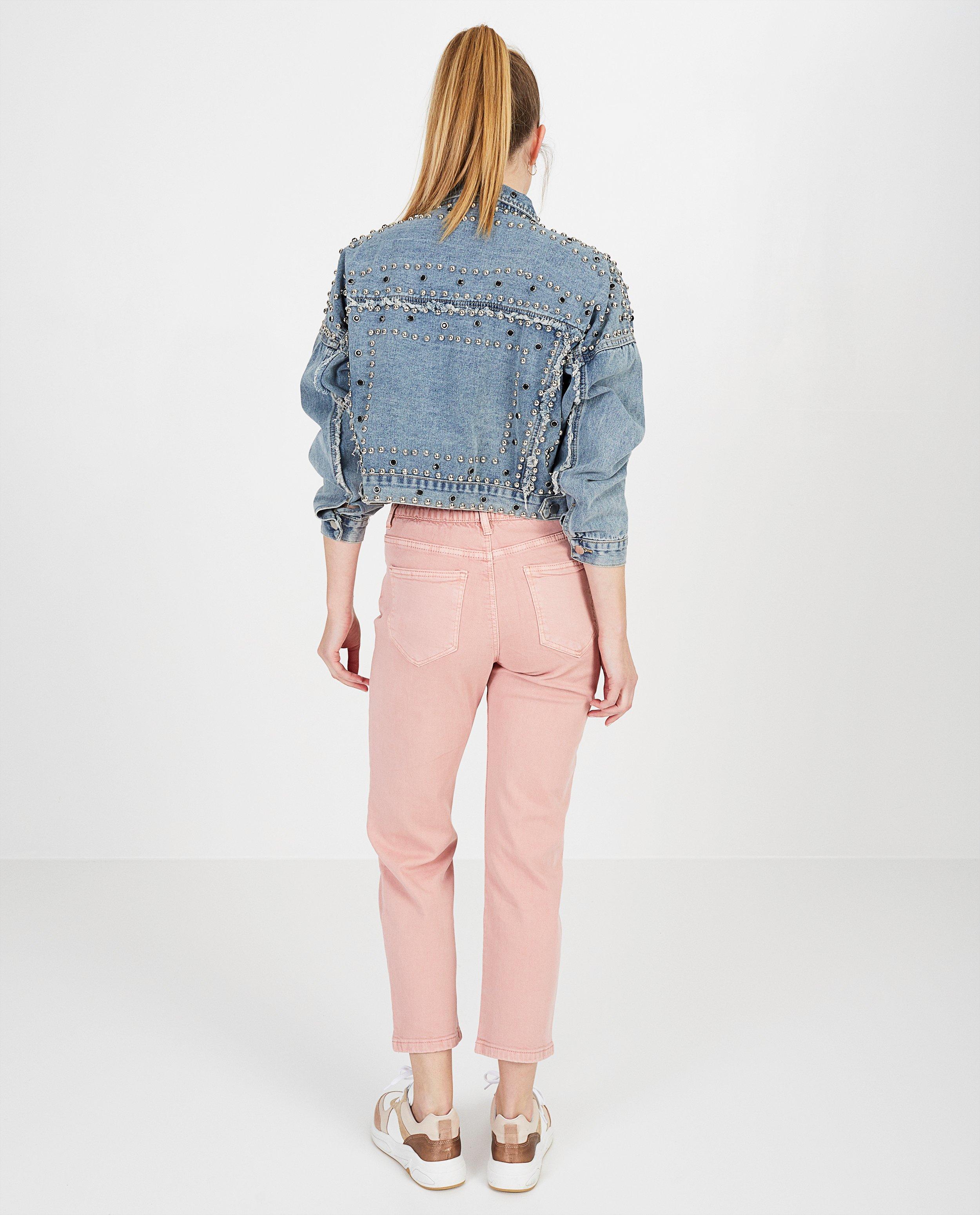 Blazers - Jeansjas met studs Ella Italia