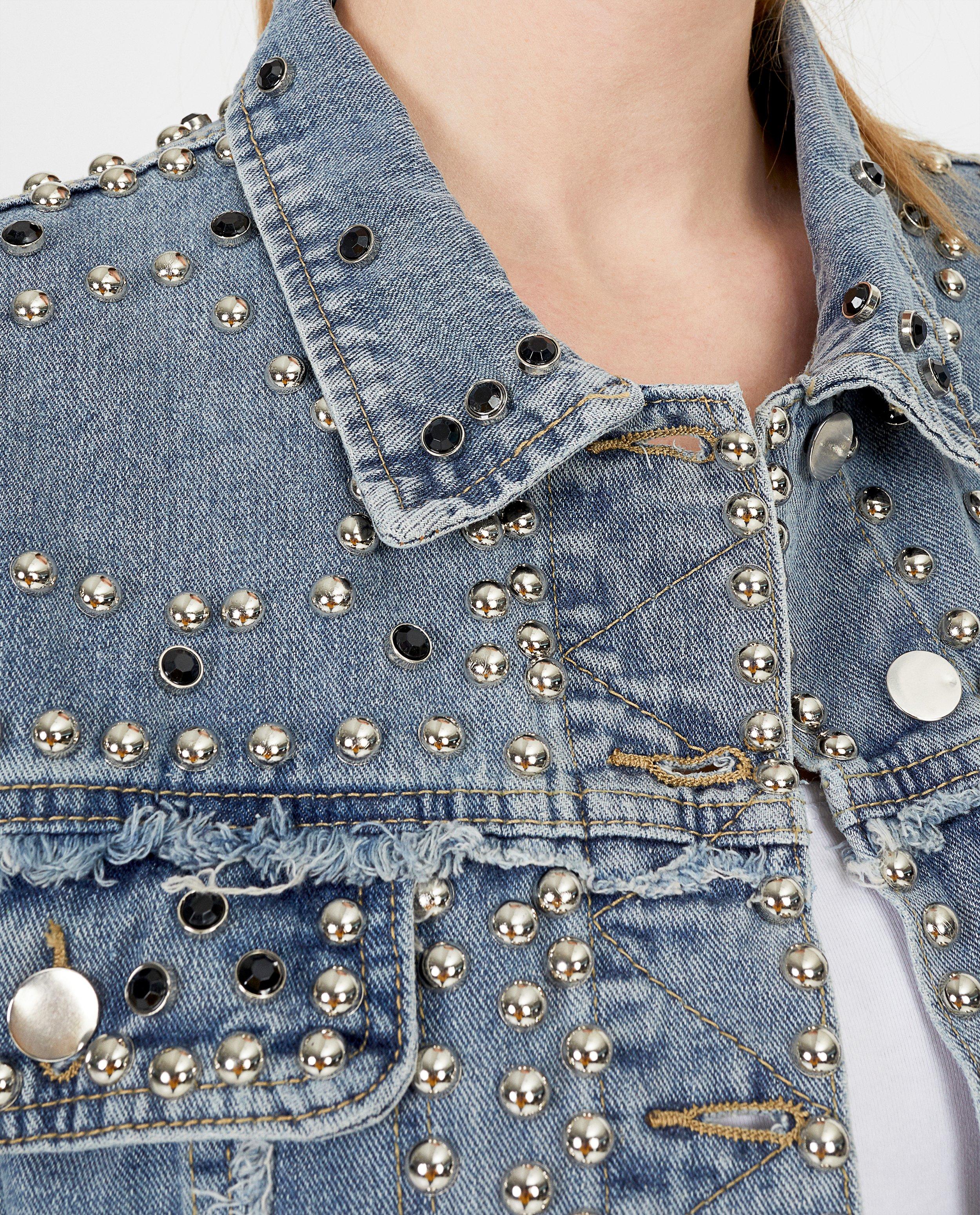 Blazers - Jeansjas met studs Ella Italia
