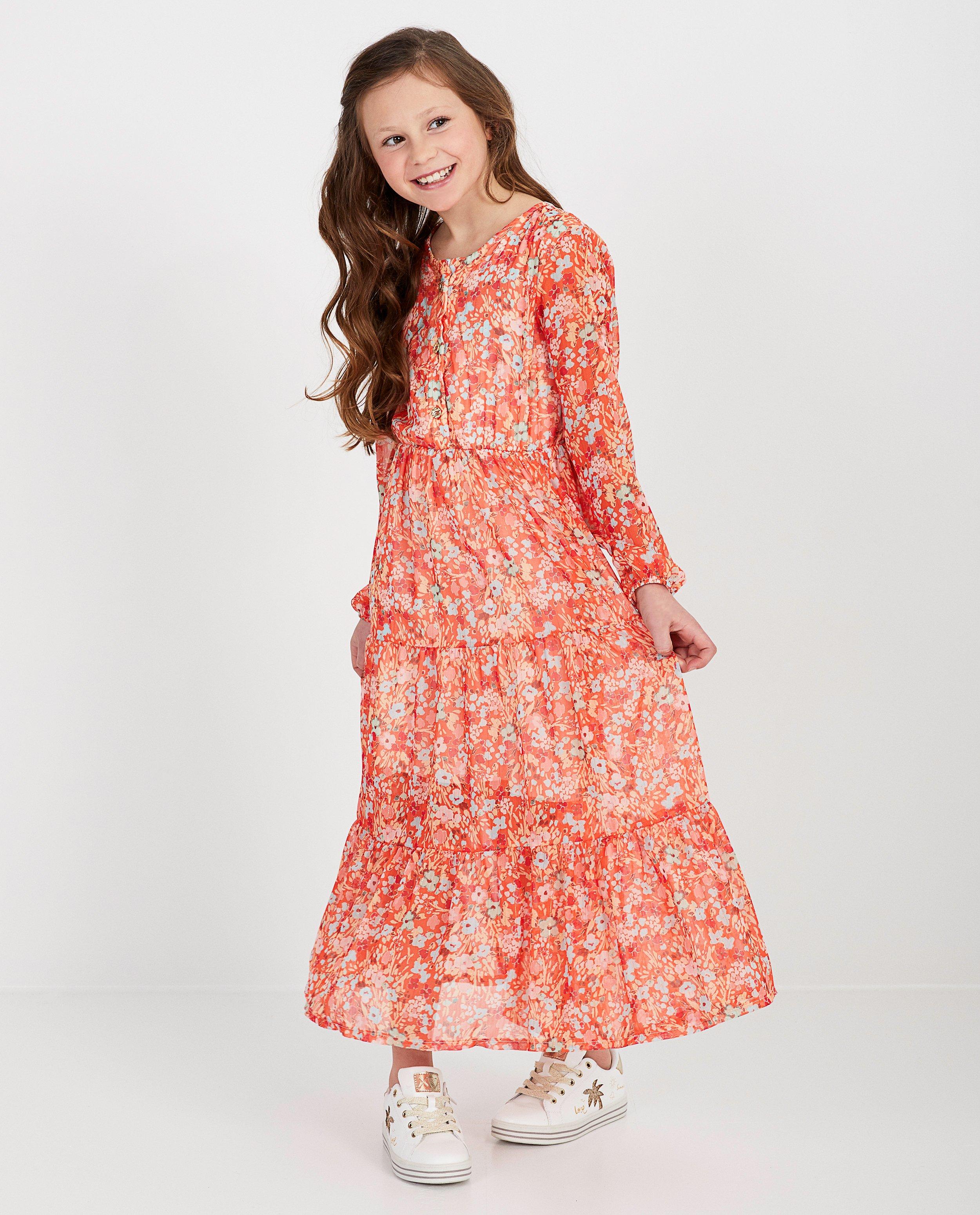 Oranje maxi-jurk Ella Italia - Product Detail - lichtoranje - afbeelding nummer 1