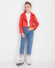 Rode jasje van suède Ella Italia - cropped model - Ella Italia